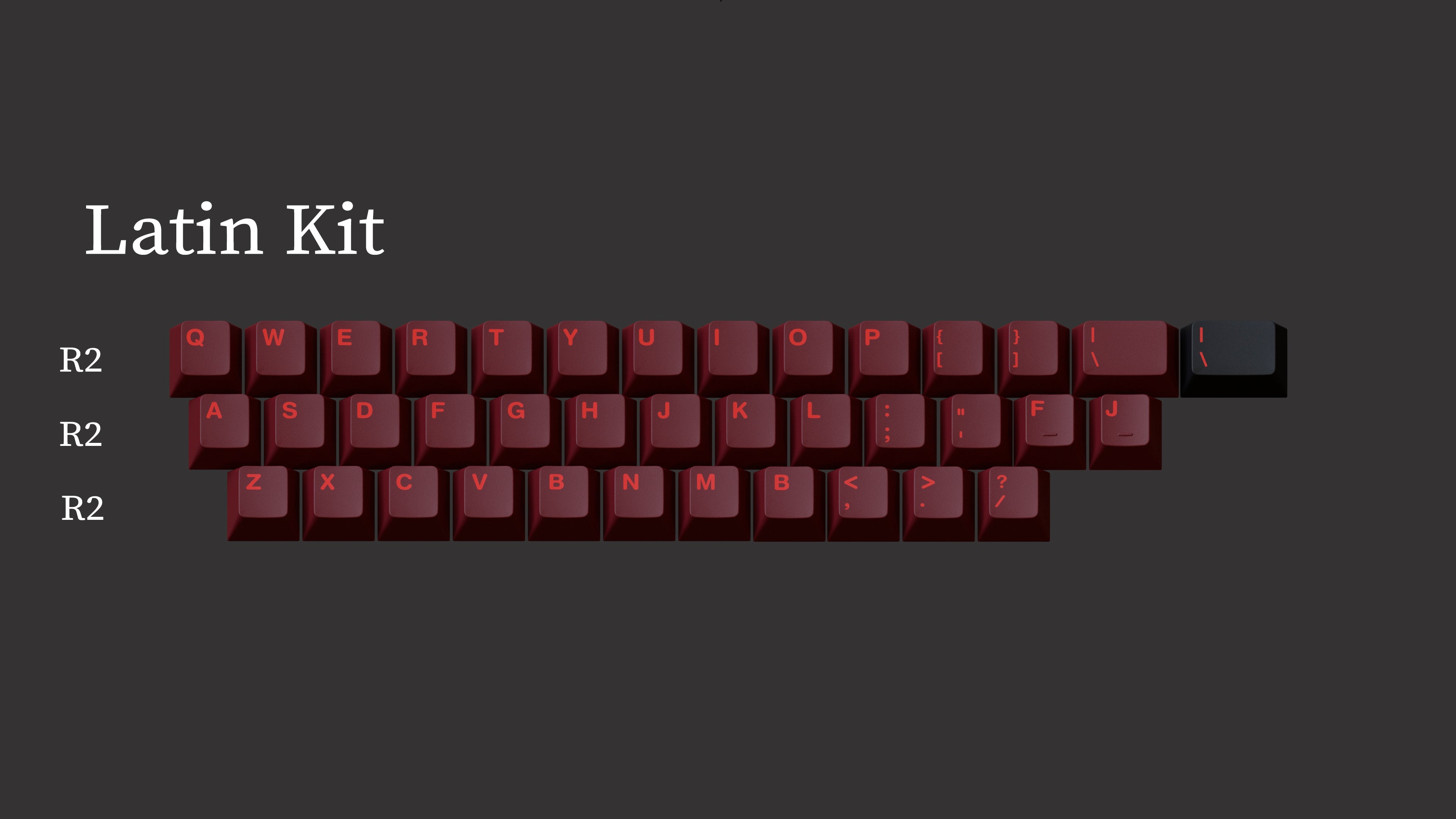 (In Stock) GMK Infernal Keyset