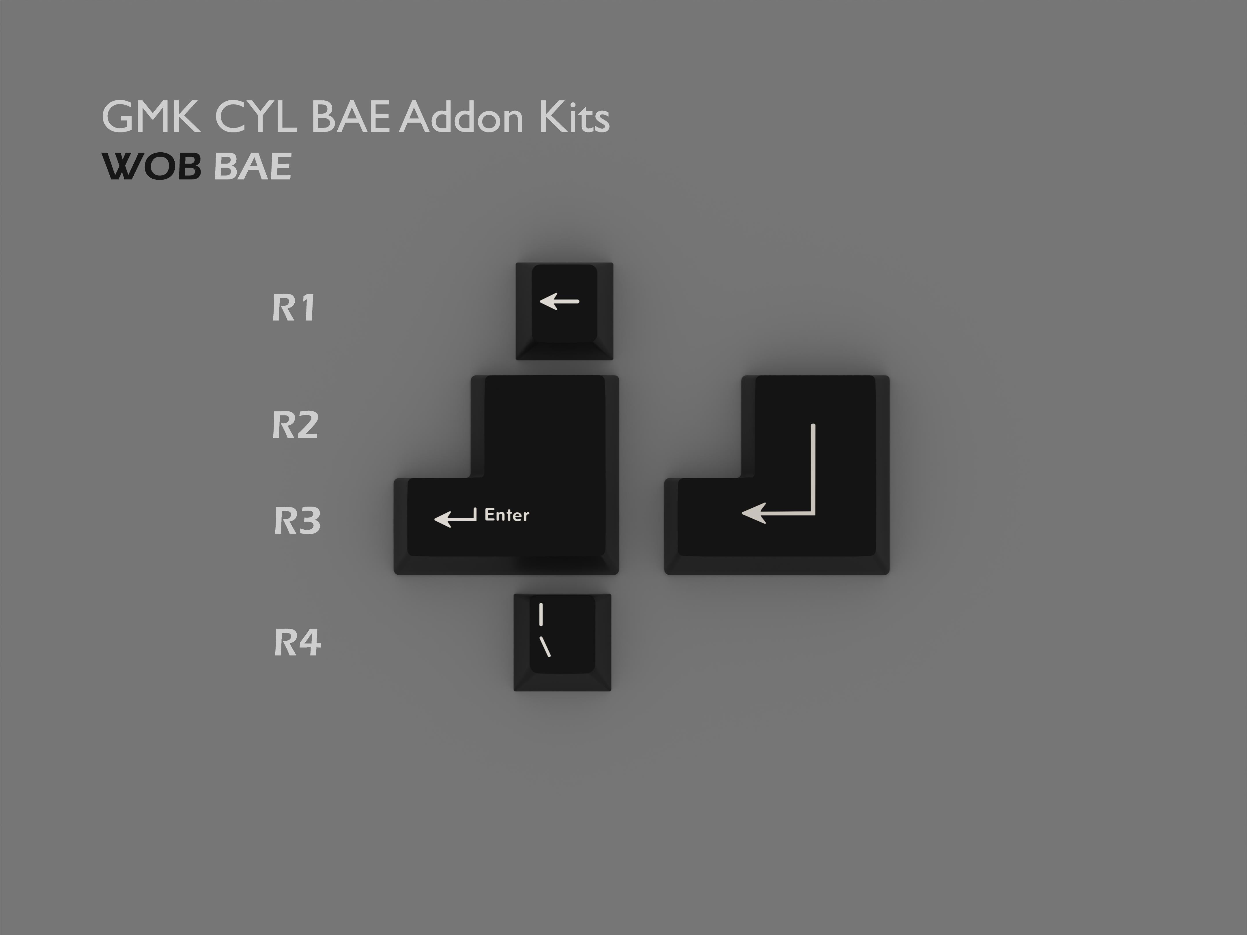 (Pre-Order) GMK CYL BAE Addon Kits