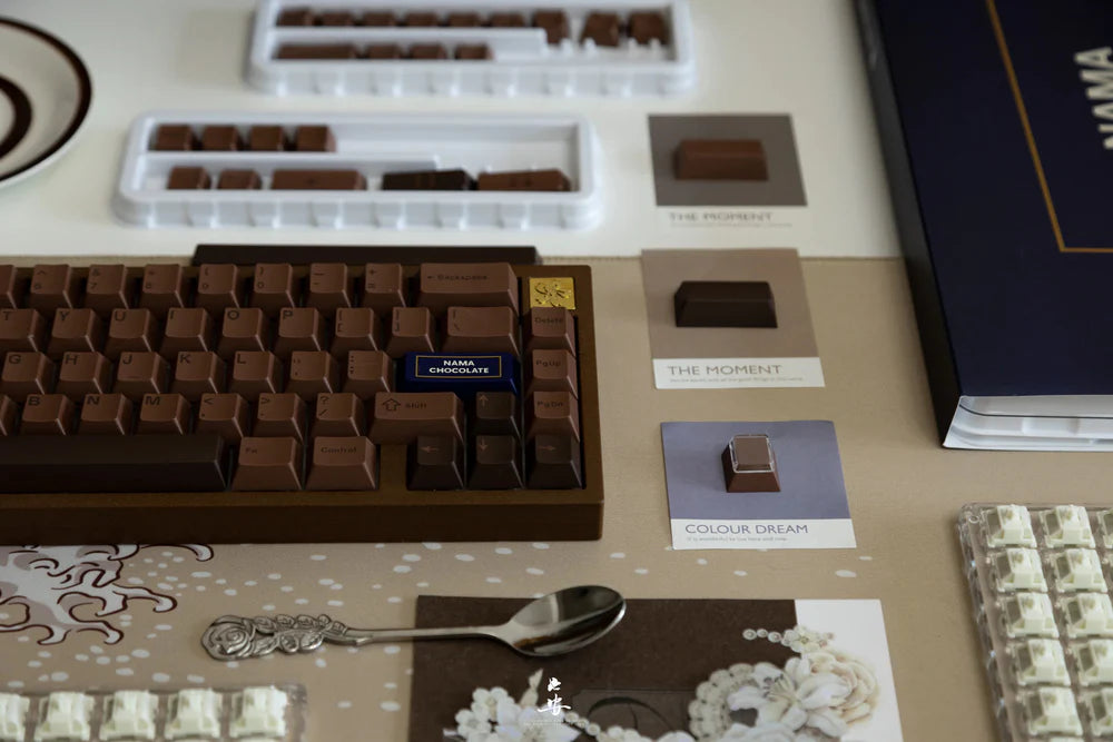 (In Stock) Keykobo Nama Chocolate Keycap Set