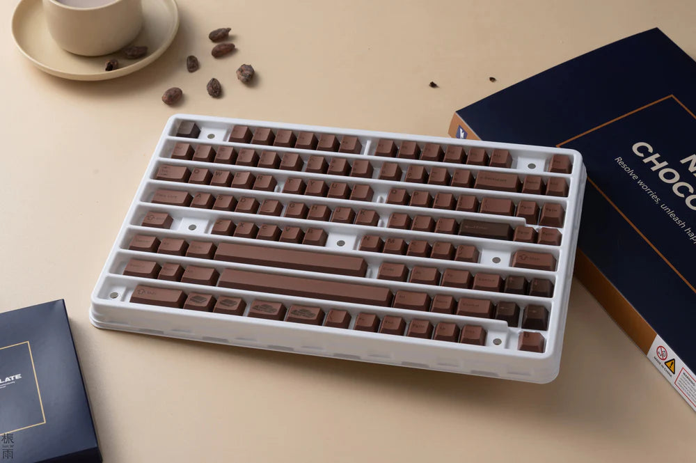 (In Stock) Keykobo Nama Chocolate Keycap Set