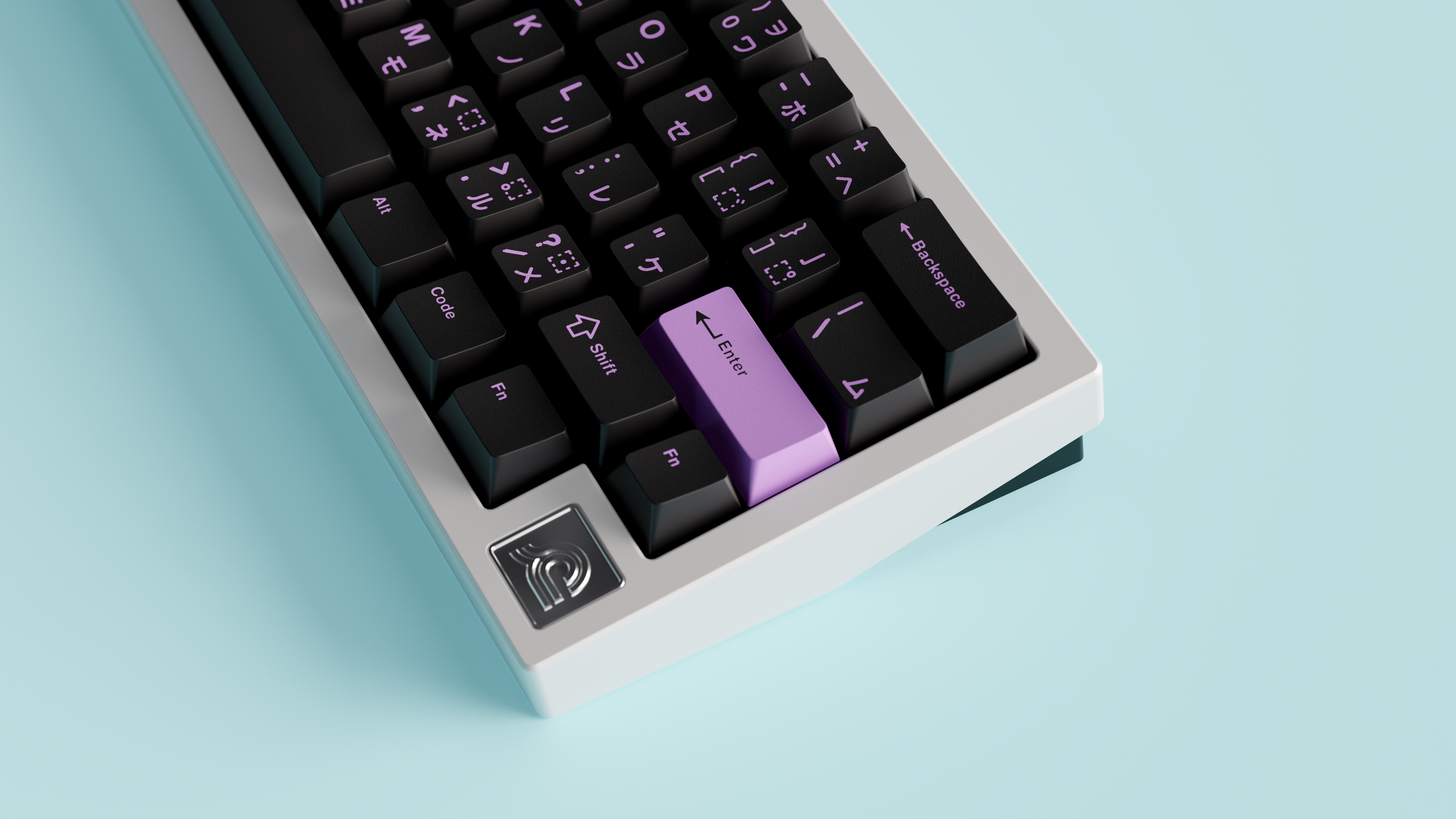 (In Stock) Hibi x GMK Lilac on Black