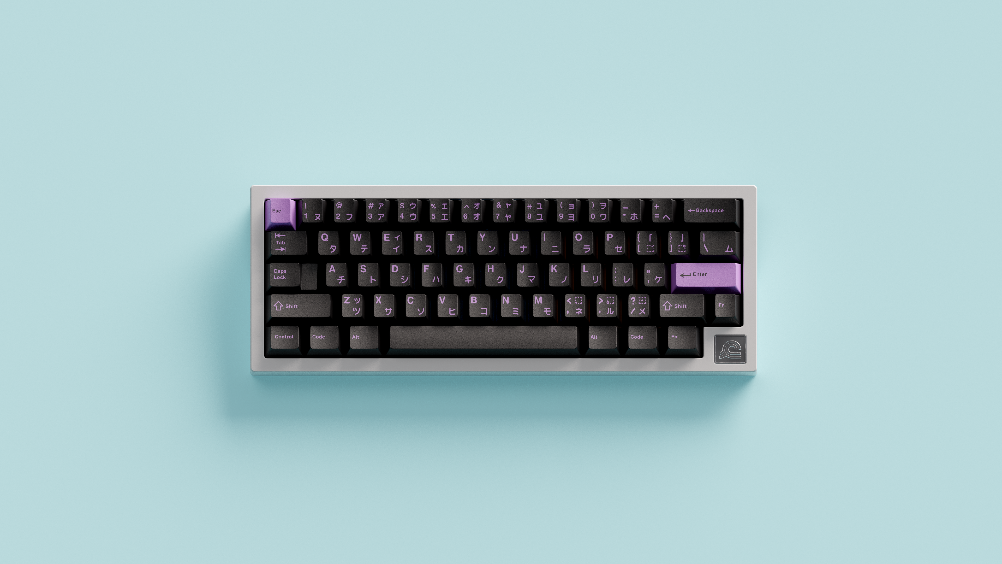 (In Stock) GMK Lilac on Black Keyset