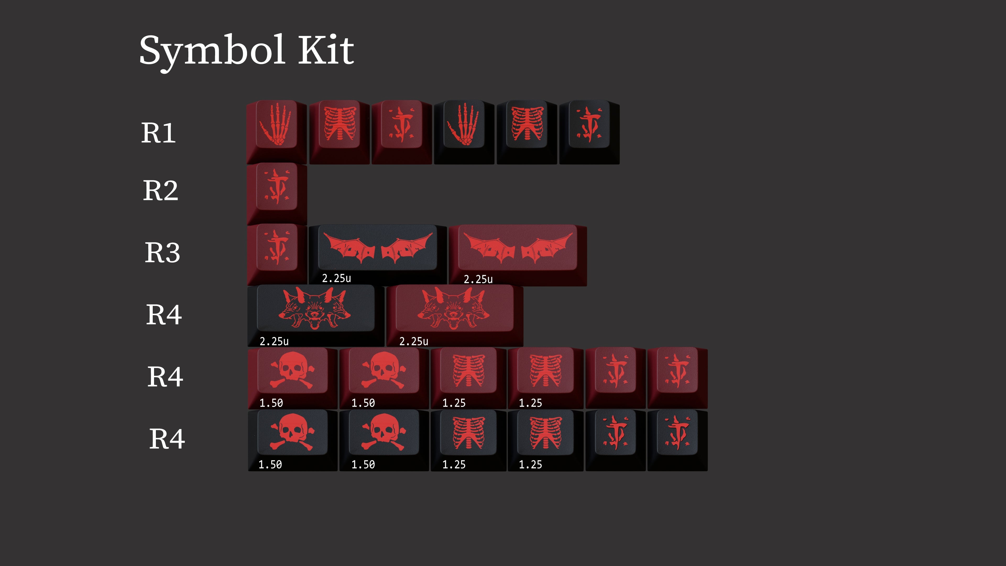 (In Stock) GMK Infernal Keyset