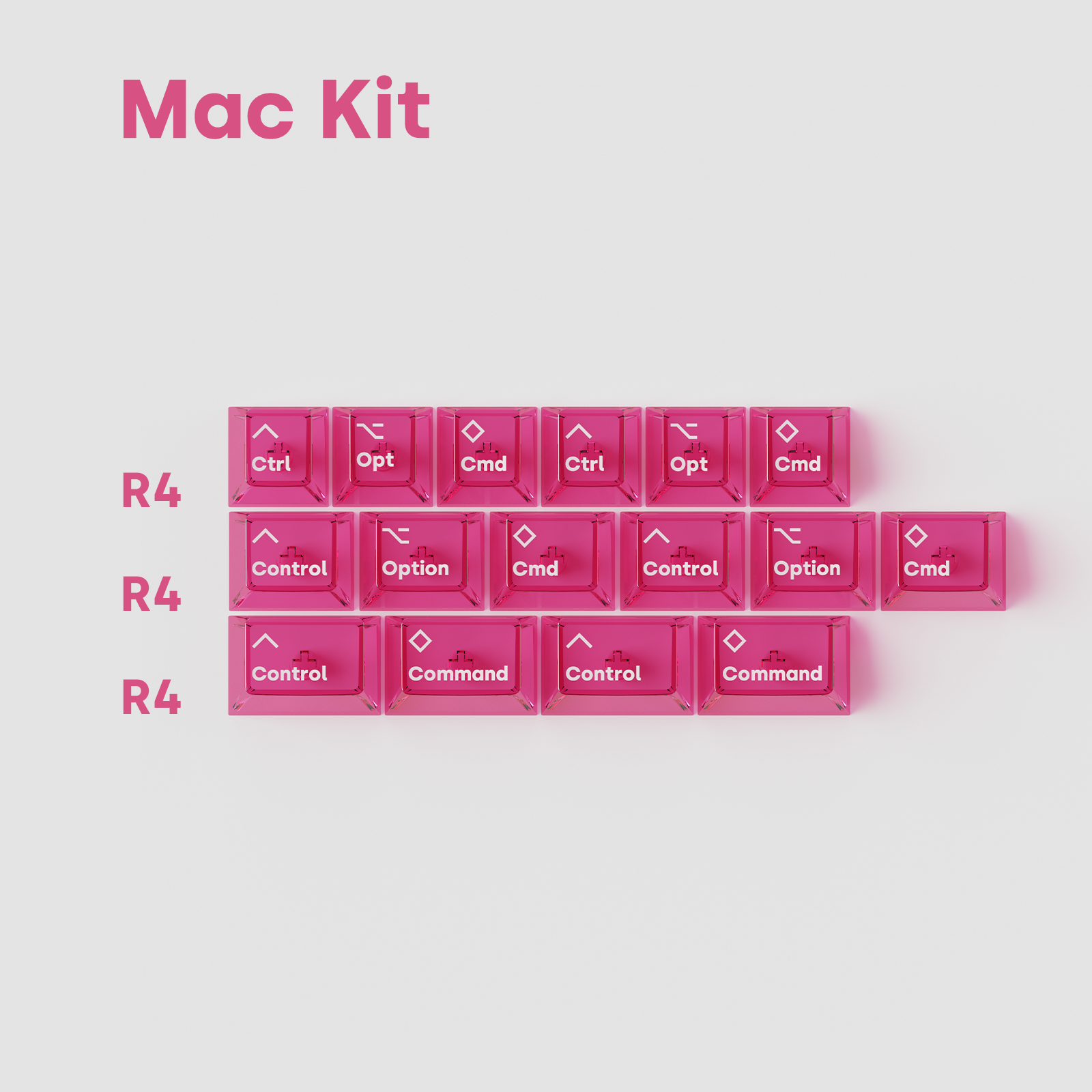 (Group Buy) AIR-Pitaya Keycap Set