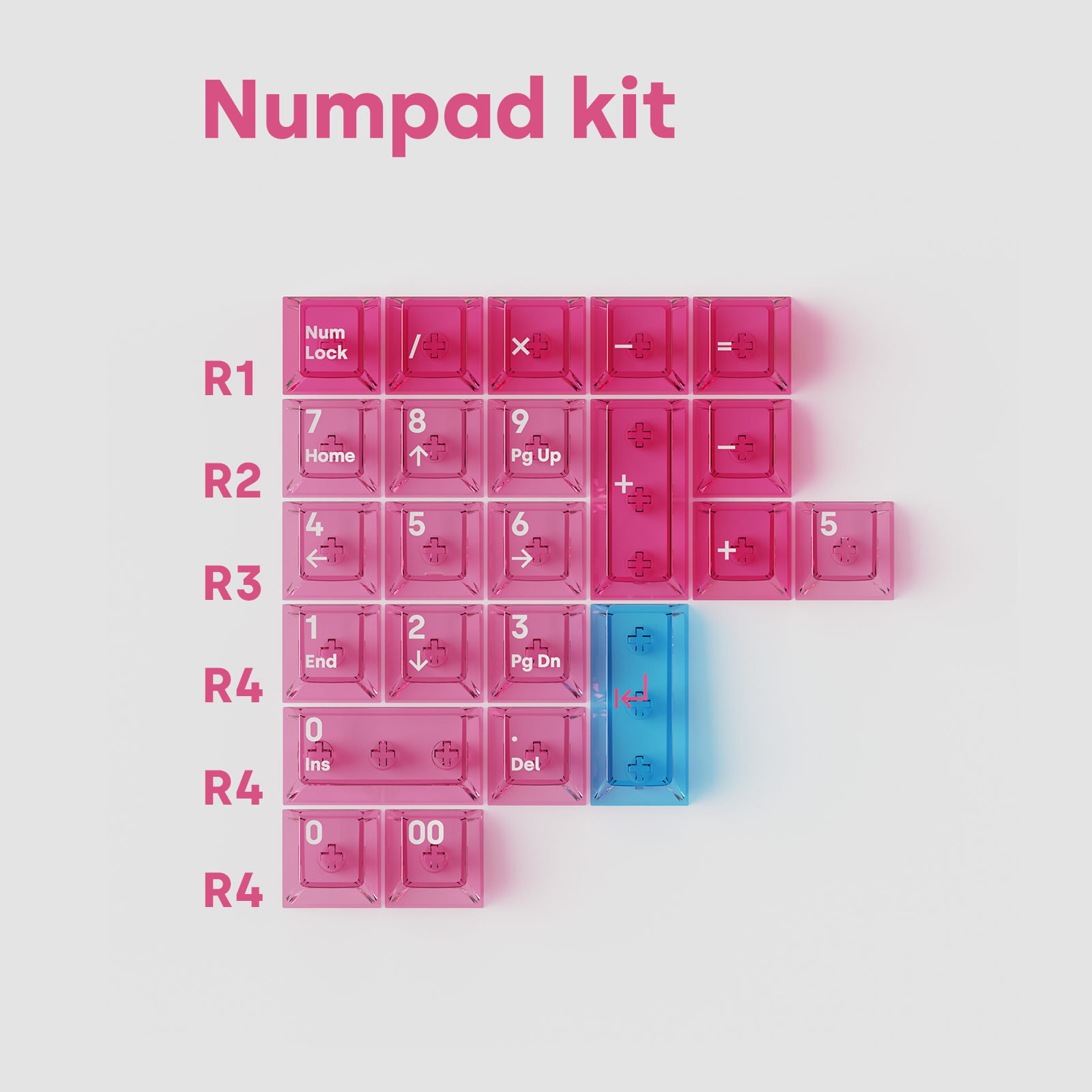 (Group Buy) AIR-Pitaya Keycap Set