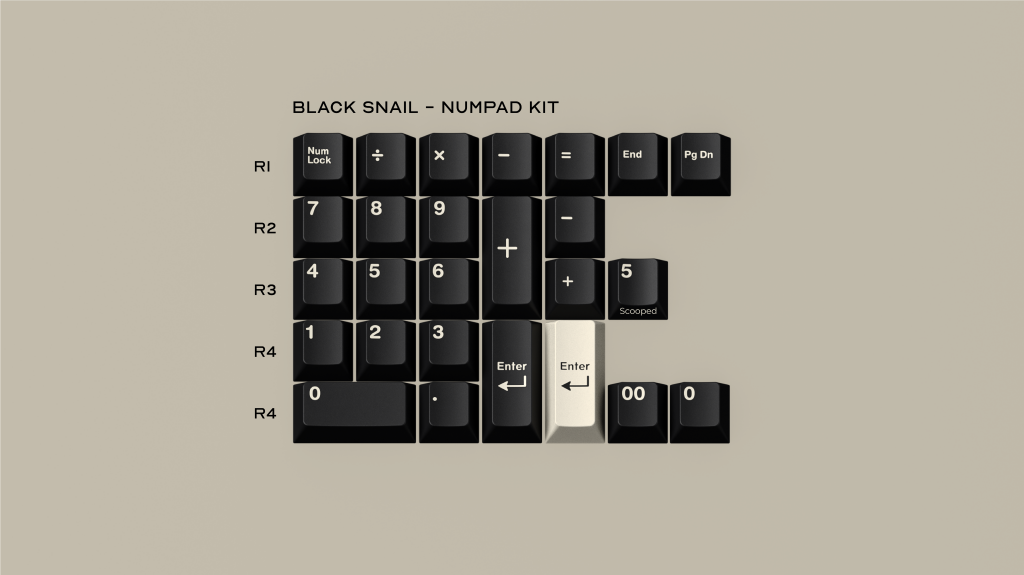 (Group Buy) GMK Black Snail