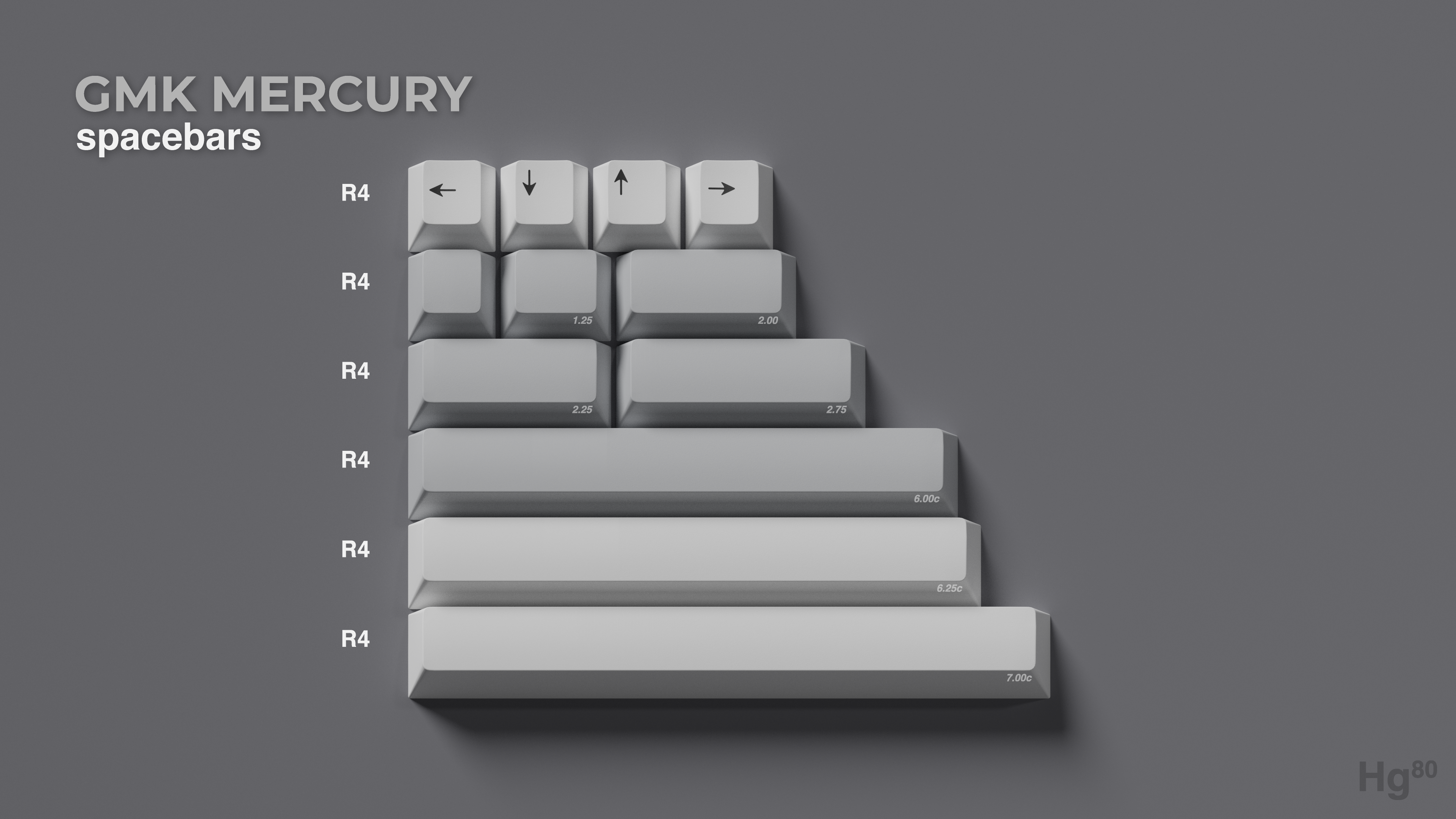 (In Stock) GMK Mercury Keyset