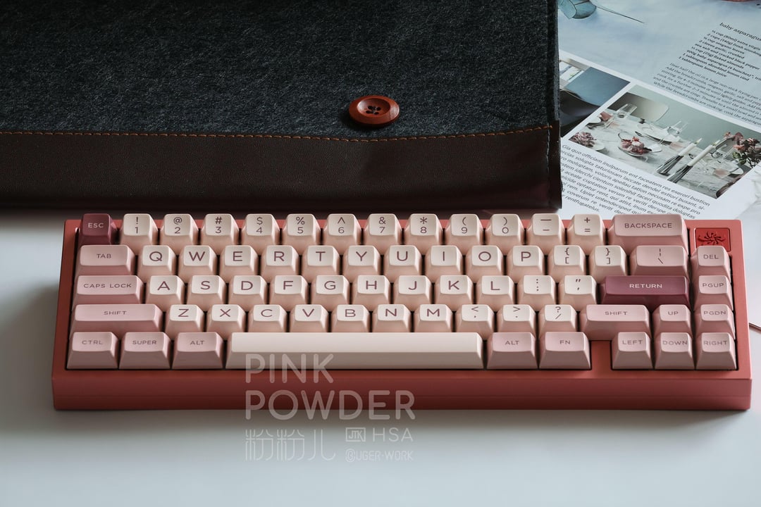 (In Stock) JTK HSA Pink Powder Keyset