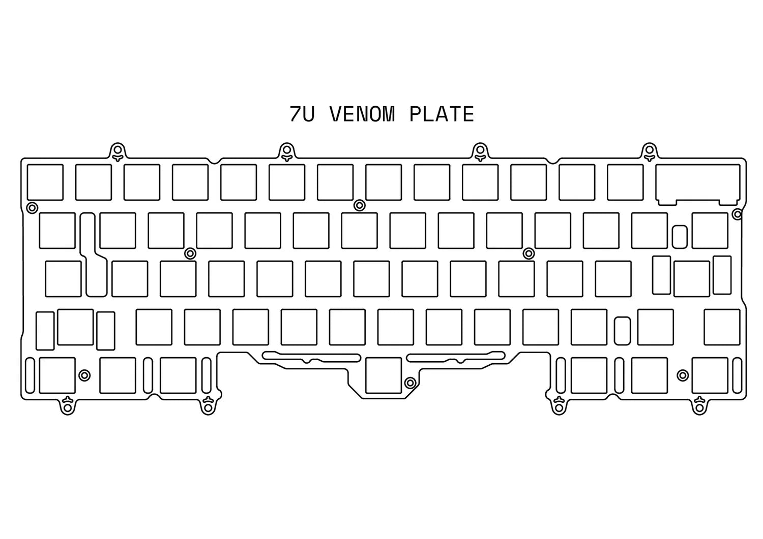 (Group Buy) Gehirn60 Keyboard Kit Addons