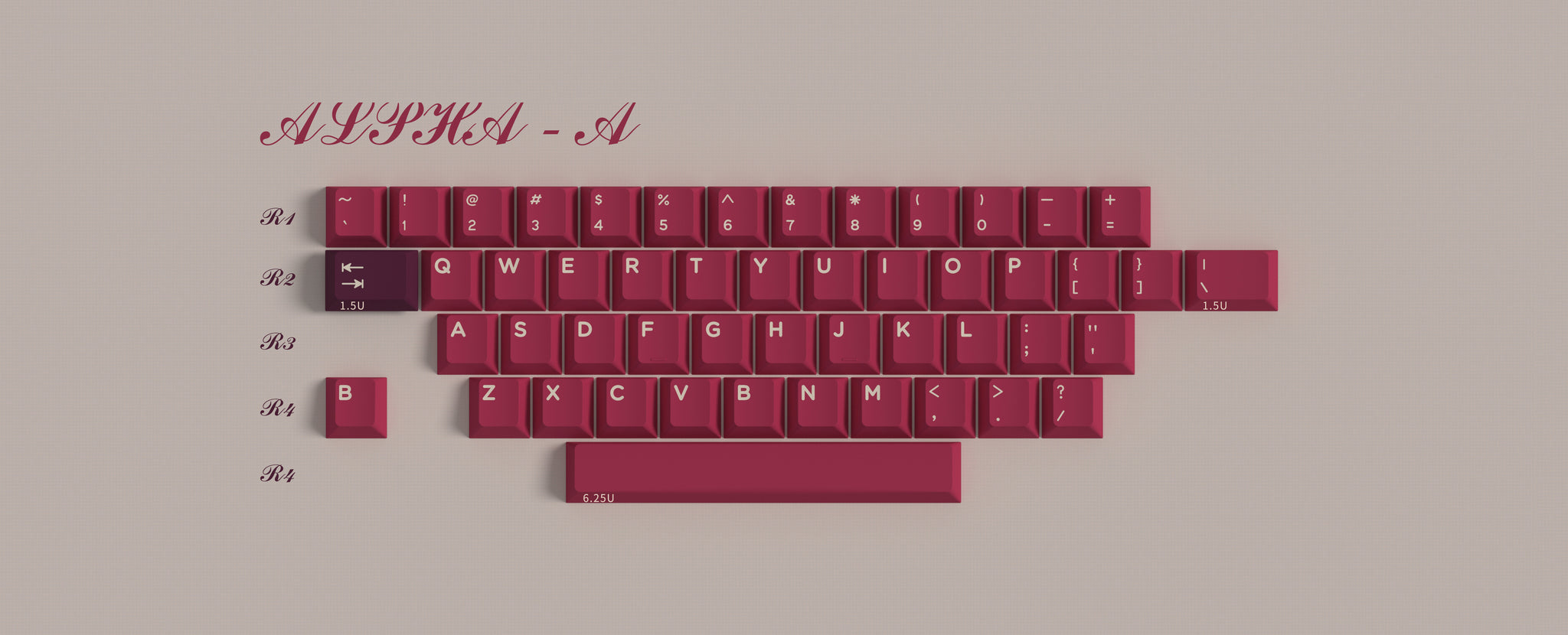 (Group Buy) Domikey Red Velvet Keycaps