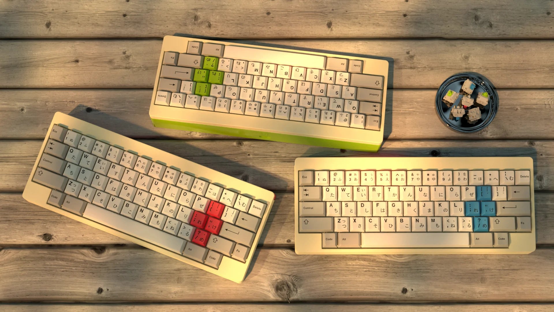 (In Stock) GMK Modern Japanese Desko Keyset