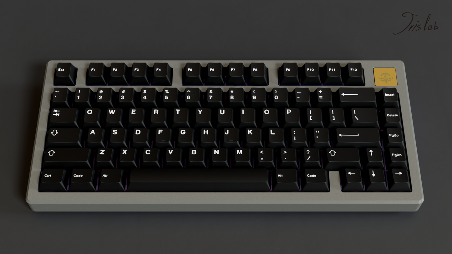 
                  
                    (Group Buy) Jris75 Keyboard Kit - Grey & Black (Anodised)
                  
                