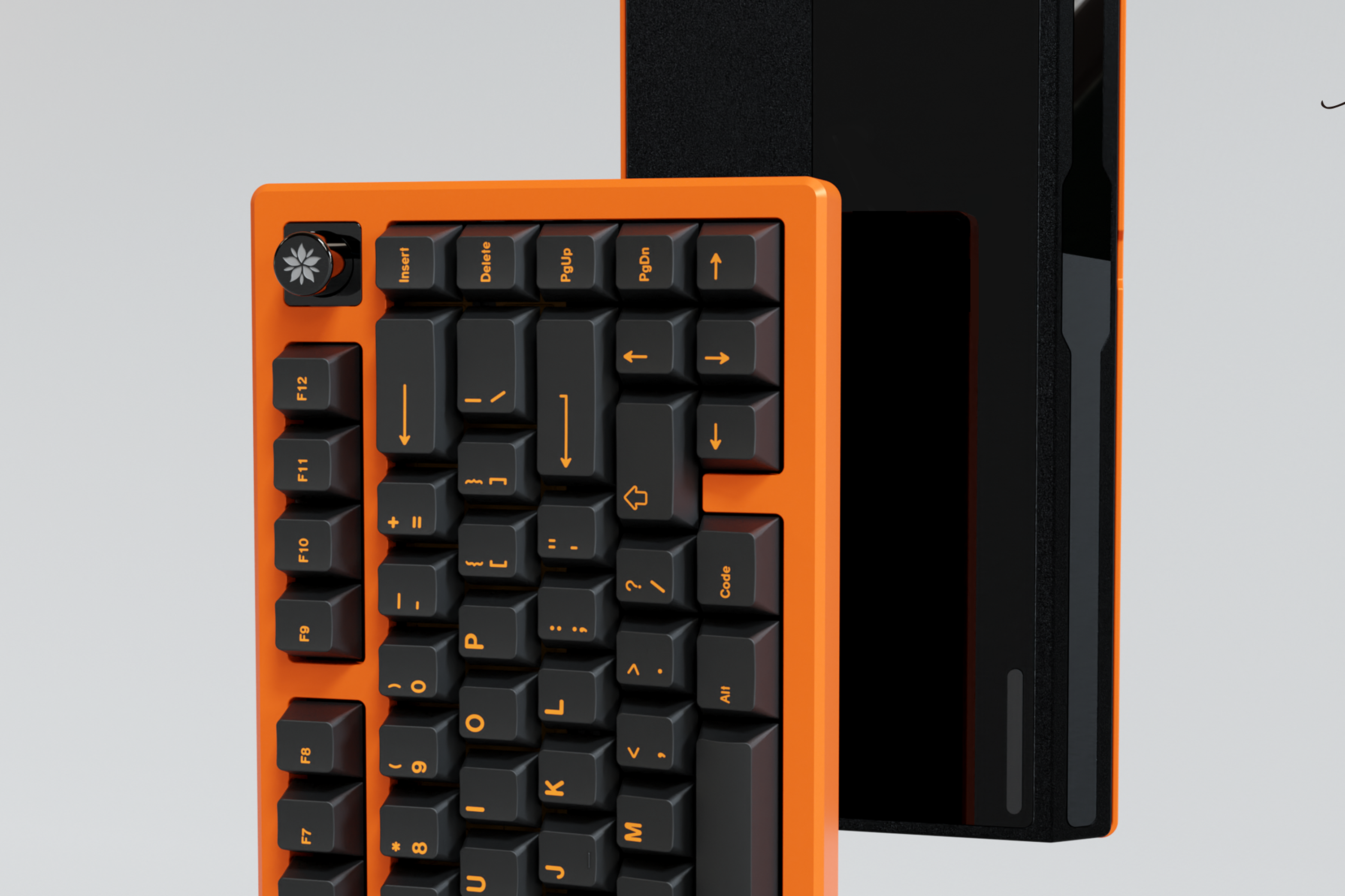 (Group Buy) Jris75 Keyboard Kit - Orange & Black (Anodised)