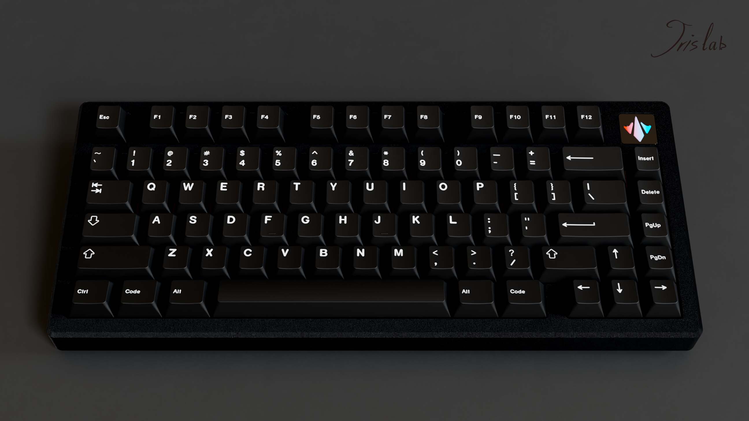 (Group Buy) Jris75 Keyboard Kit - Black (Anodised)