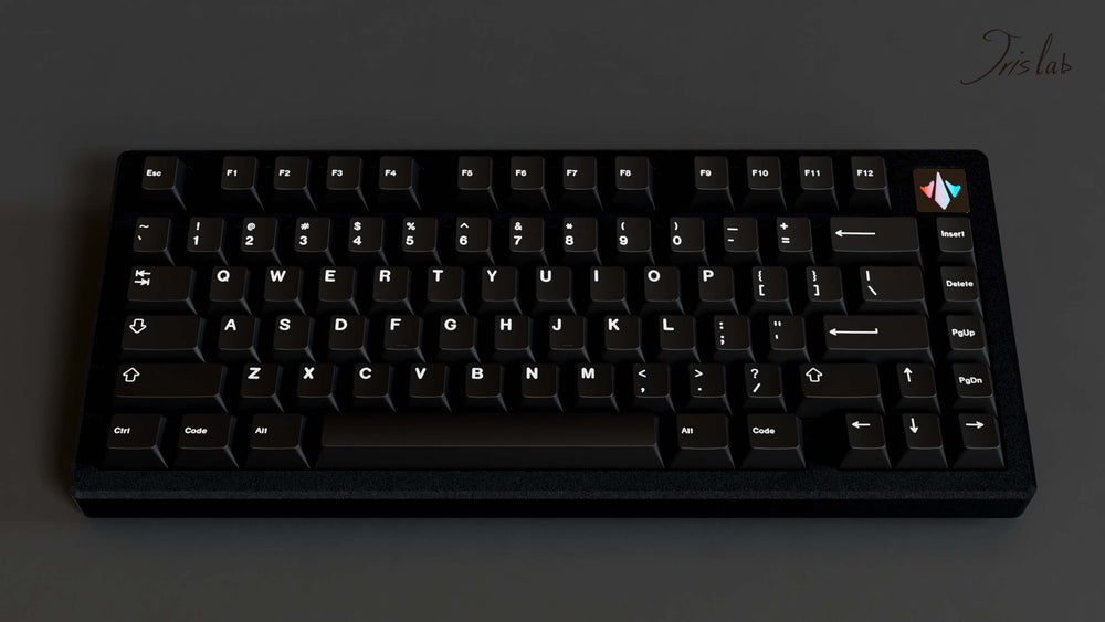 (Group Buy) Jris75 Keyboard Kit - Black (Anodised)