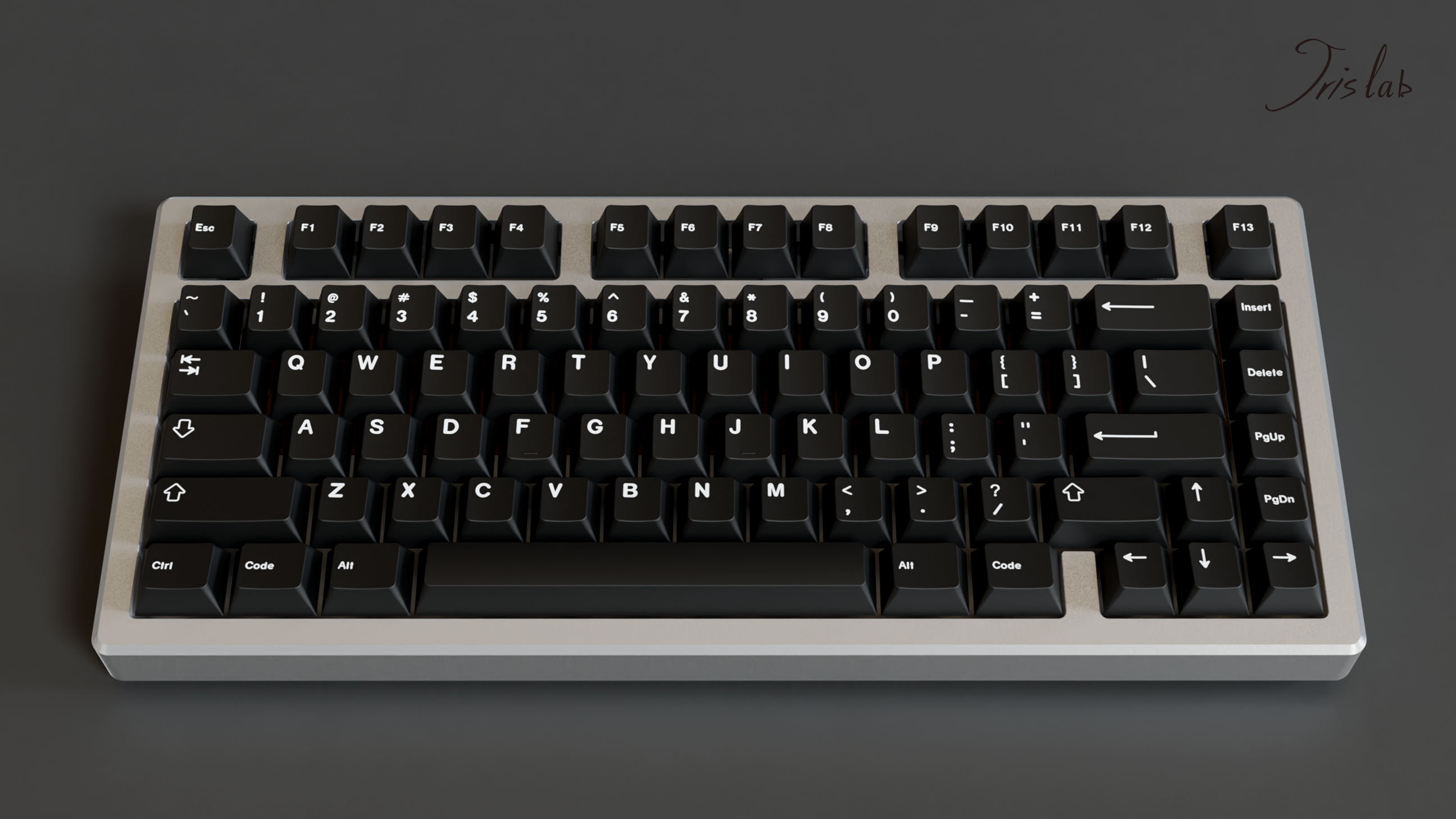 (Group Buy) Jris75 Keyboard Kit - Silver (Anodised)