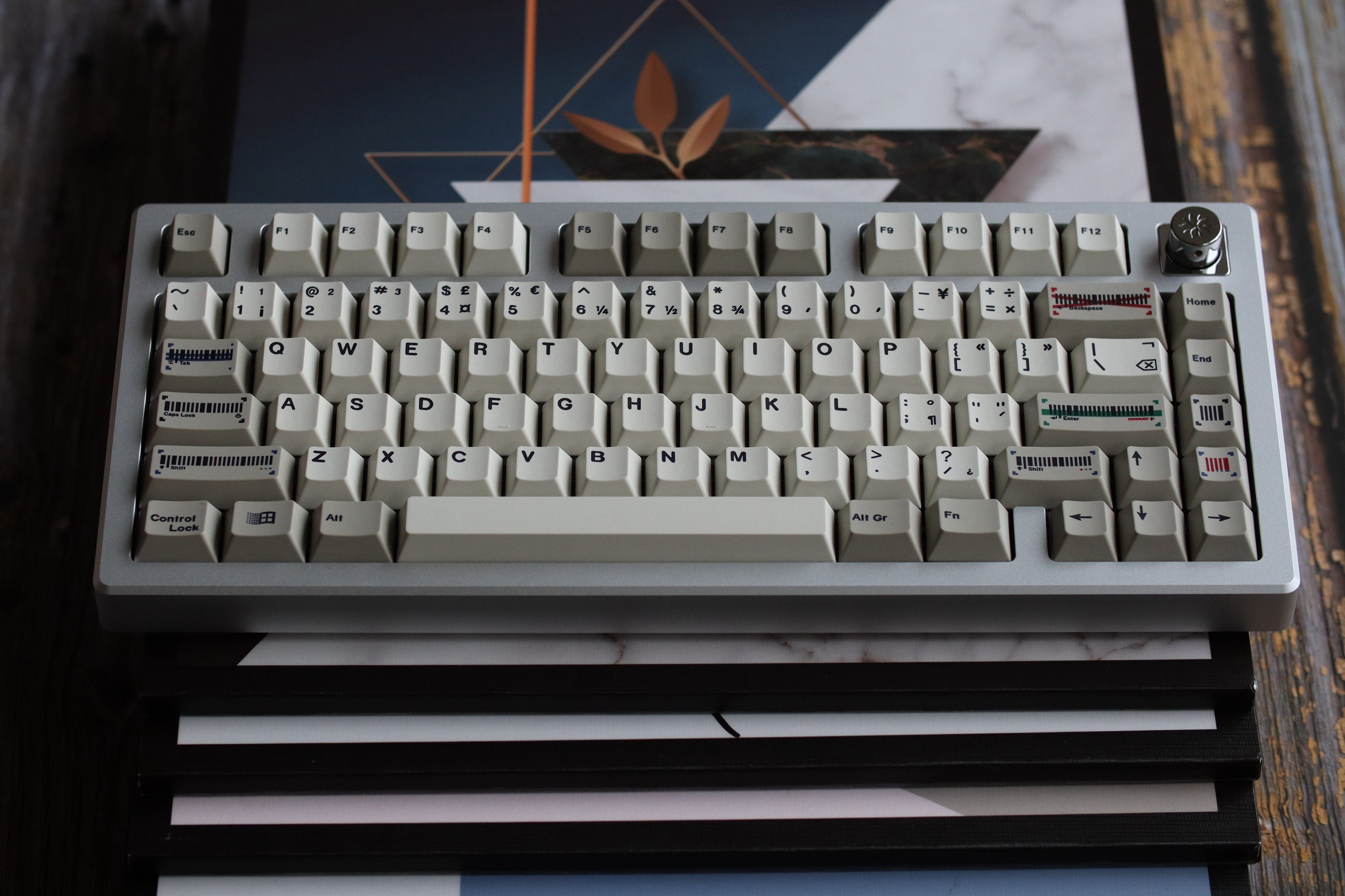 (Group Buy) Jris75 Keyboard Kit - Silver (Anodised)