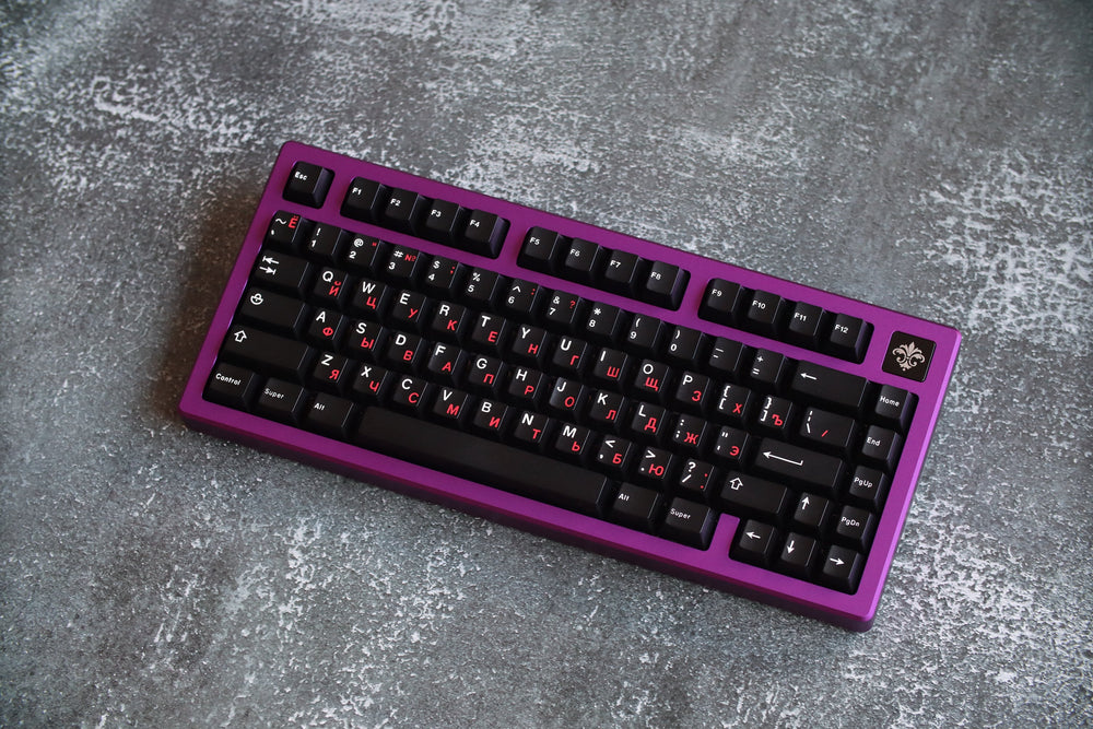 
                  
                    (Group Buy) Jris75 Keyboard Kit - Purple & Black (PVD)
                  
                