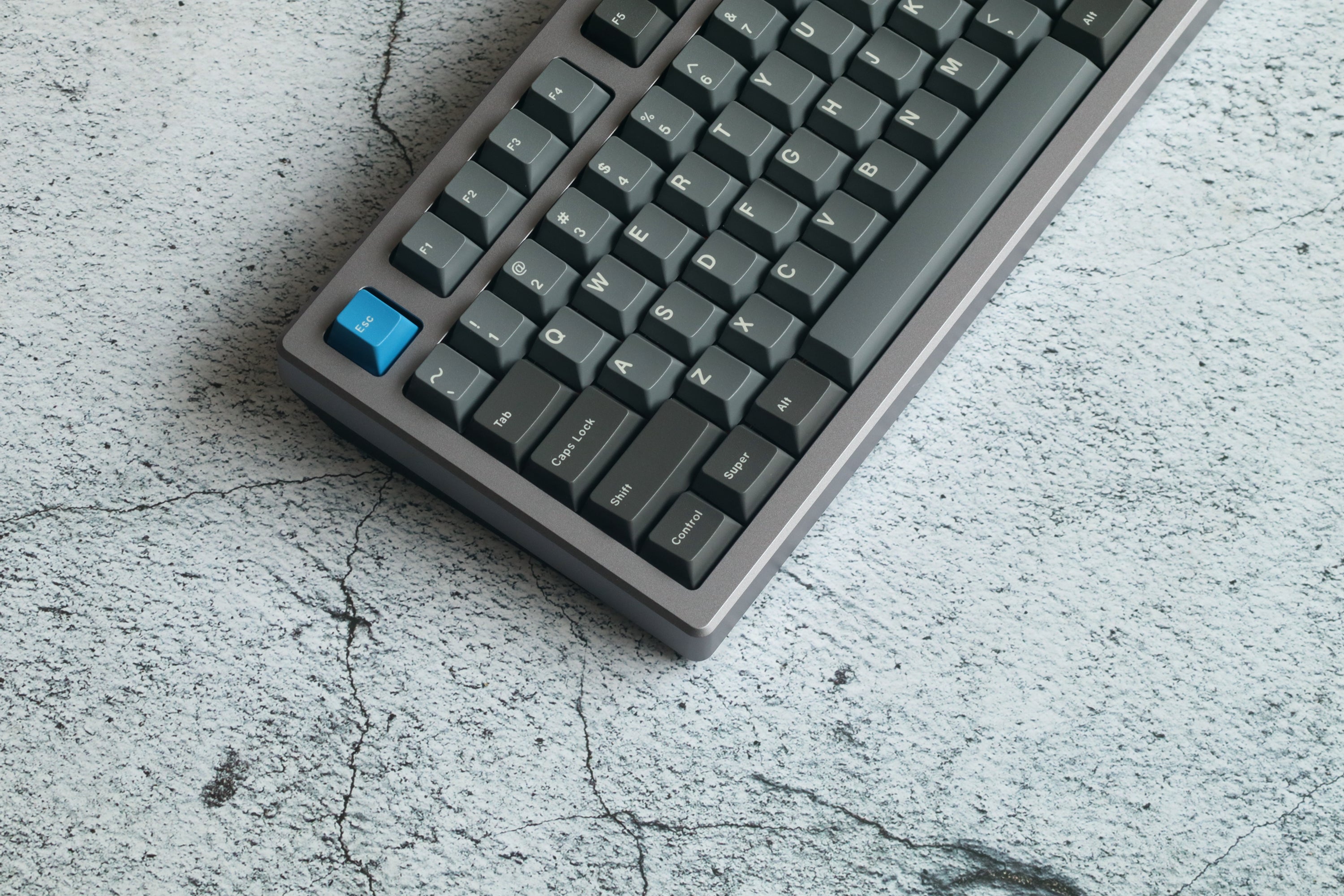 (Group Buy) Jris75 Keyboard Kit - Grey & Black (PVD)