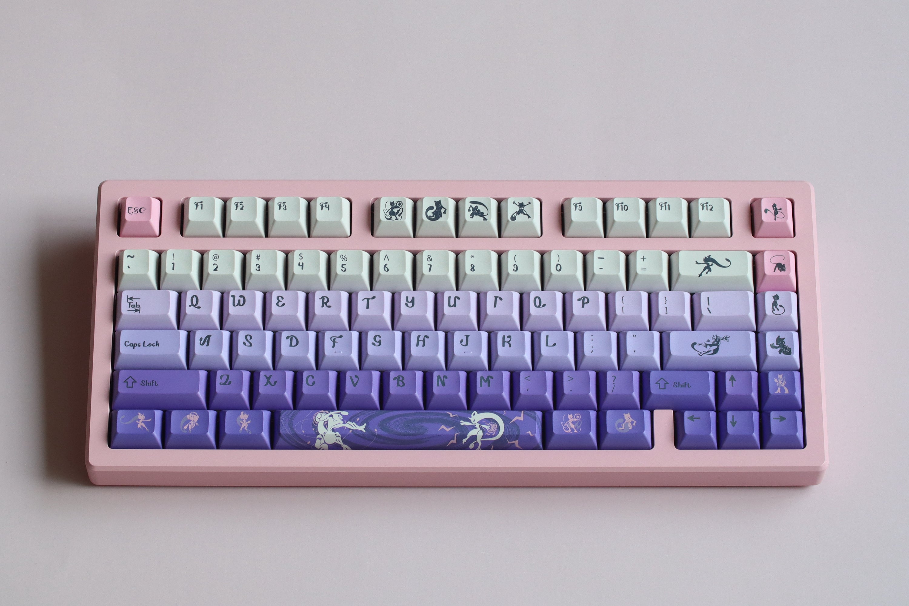 (Group Buy) Jris75 Keyboard Kit - Pink (PVD)