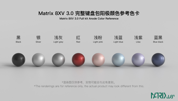 (In Stock) Matrix 8XV 3.0 Keyboard Kit (RANDOM)