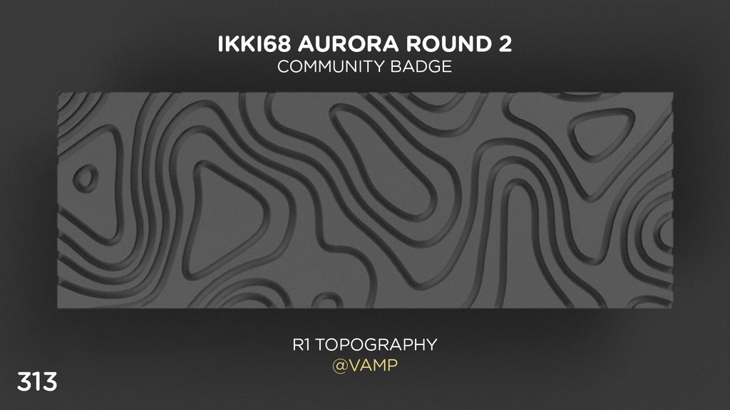 (In Stock) Ikki68 Aurora R2 Community Badges