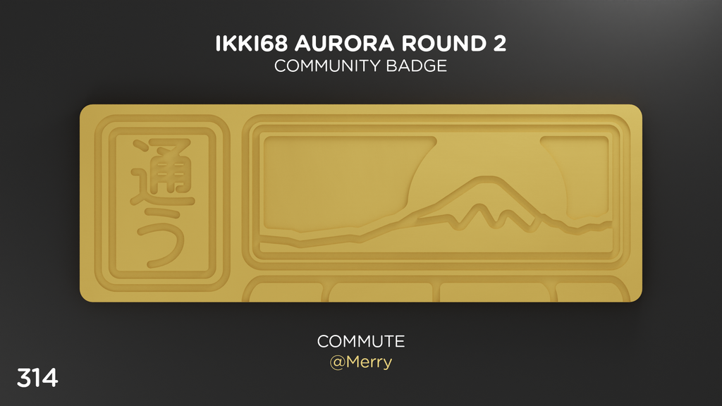 (In Stock) Ikki68 Aurora R2 Community Badges
