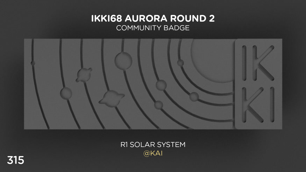 (In Stock) Ikki68 Aurora R2 Community Badges