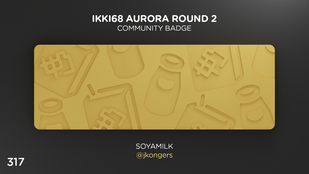 (Group Buy) Ikki68 Aurora R2 Community Badges (313-322)