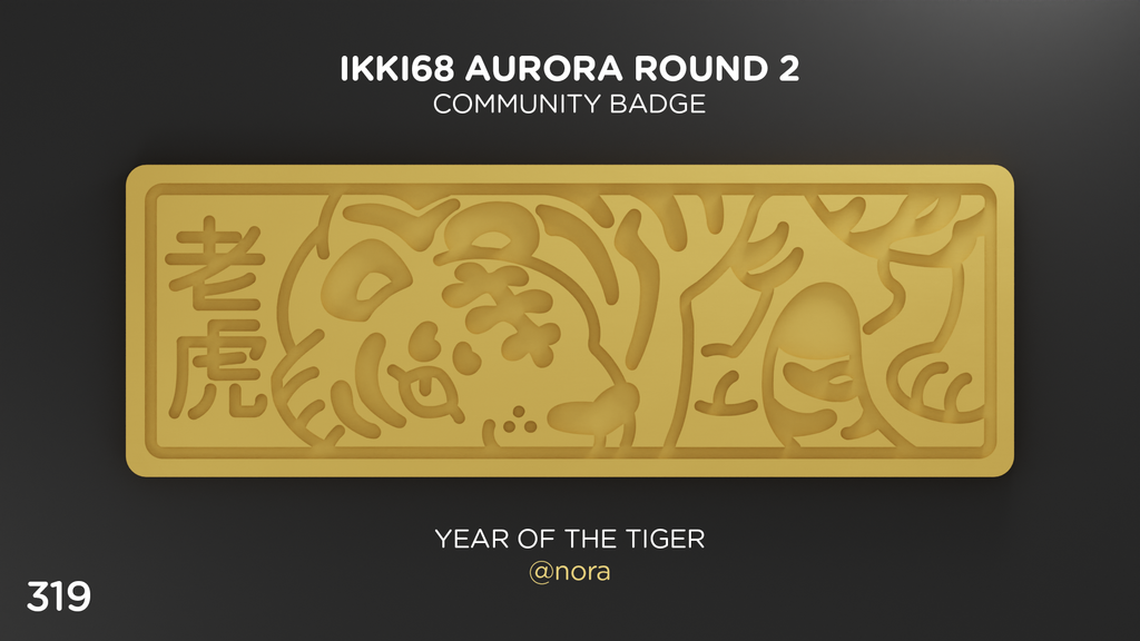 (In Stock) Ikki68 Aurora R2 Community Badges