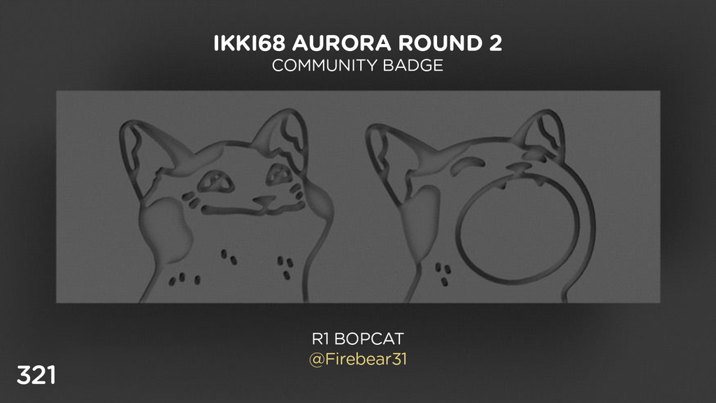 (In Stock) Ikki68 Aurora R2 Community Badges