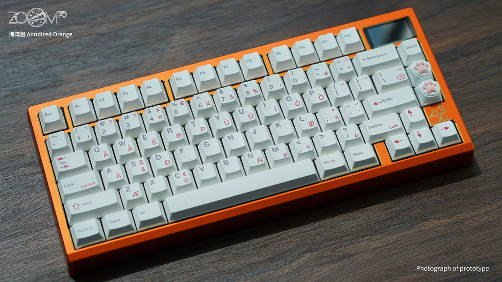 (Group Buy) Zoom75 Special Edition - Anodised Orange