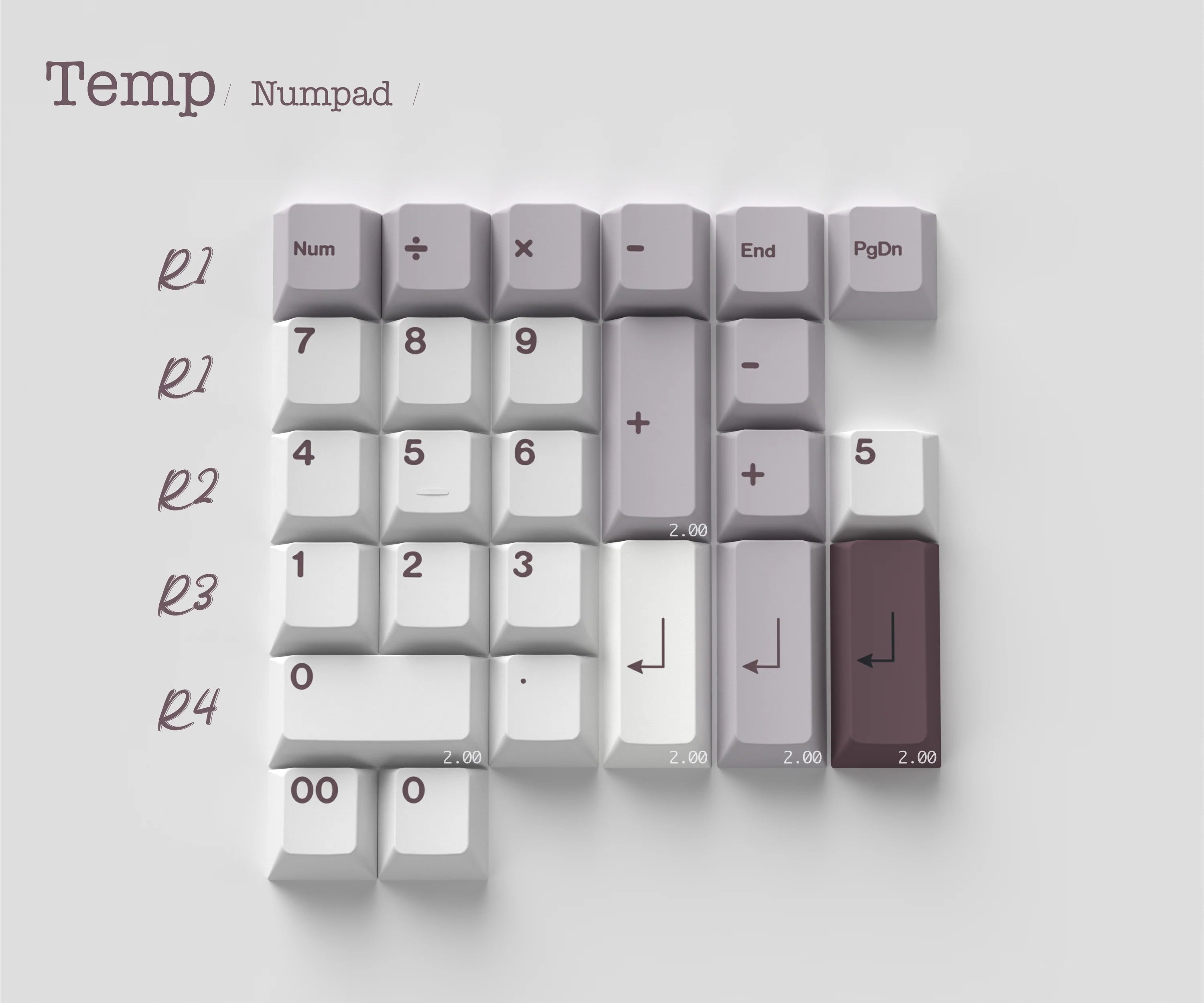 (In Stock) EPBT Winter Breath Keyset