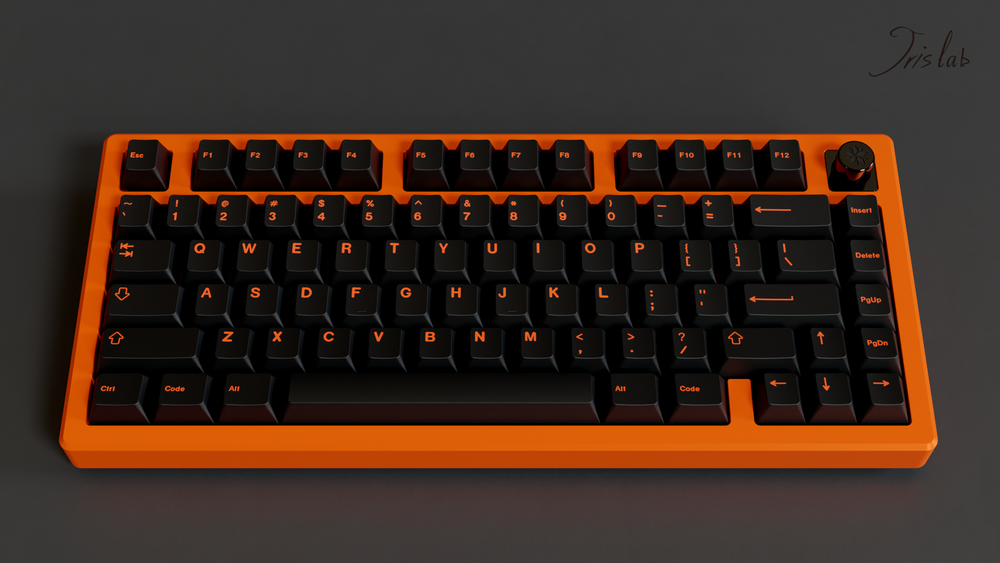 
                  
                    (Group Buy) Jris75 Keyboard Kit - Orange & Black (Anodised)
                  
                