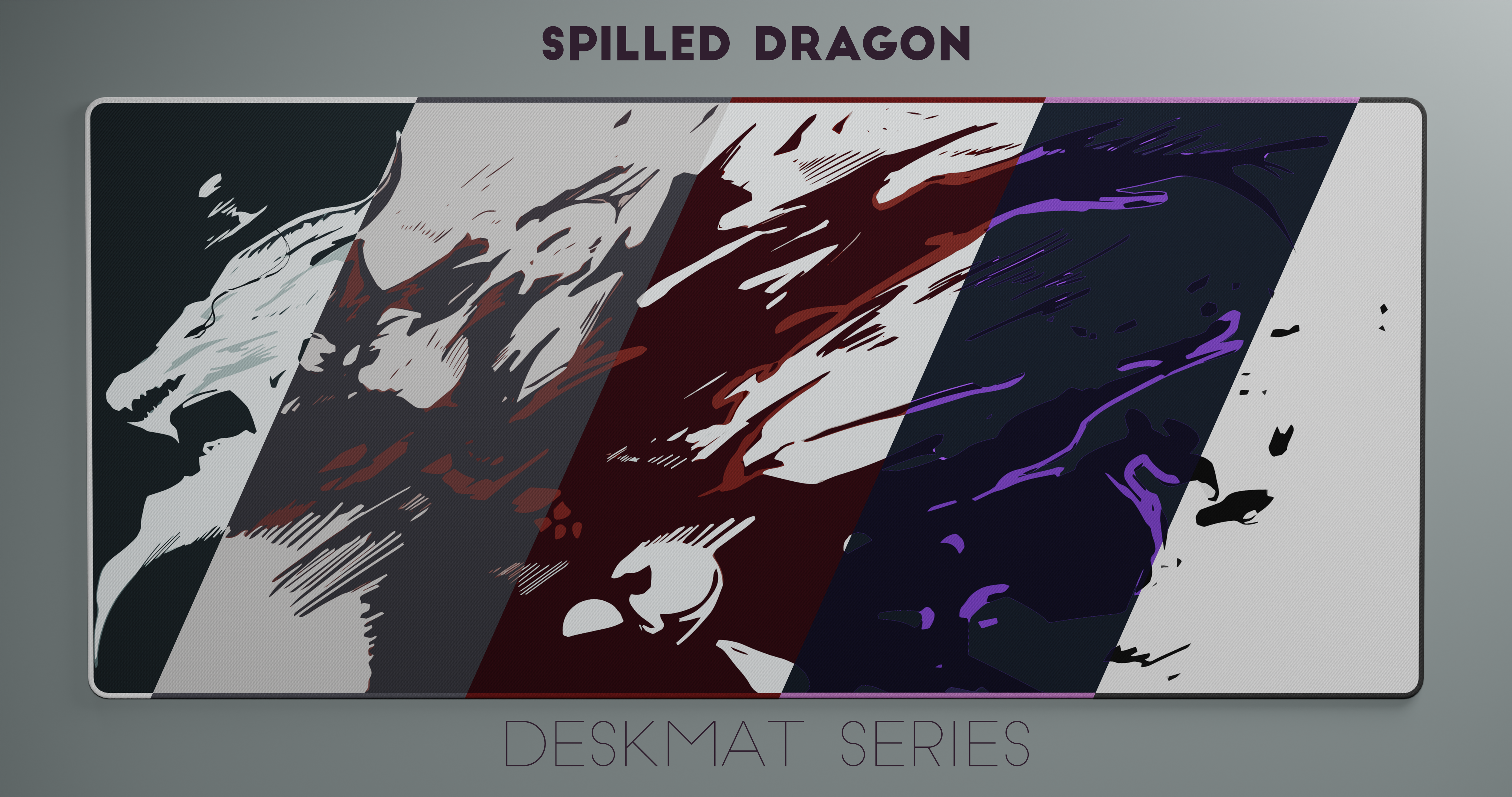 (Group Buy) Spilled Dragon Deskmats