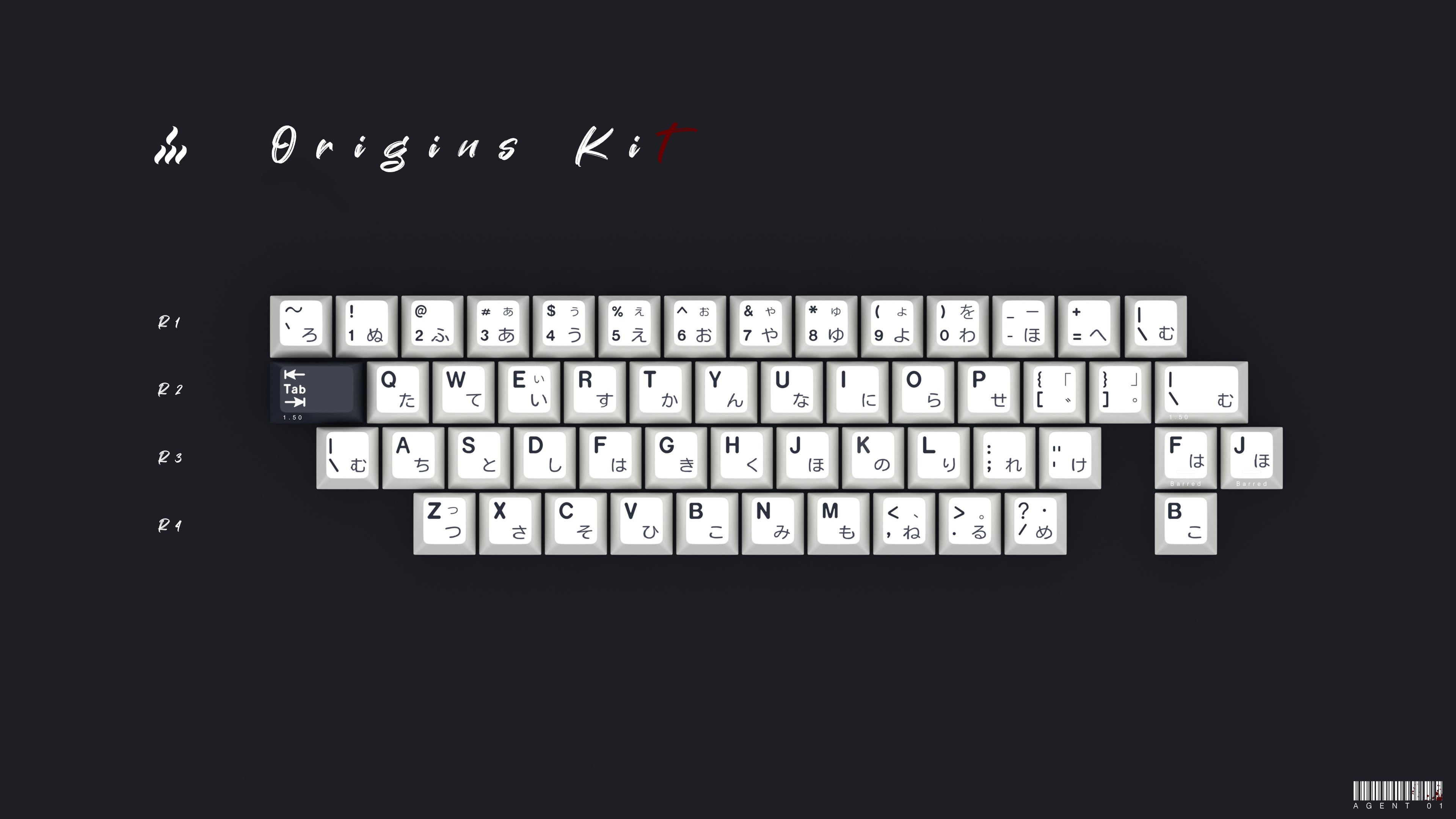 (In Stock) THOK x GMK Agent-01