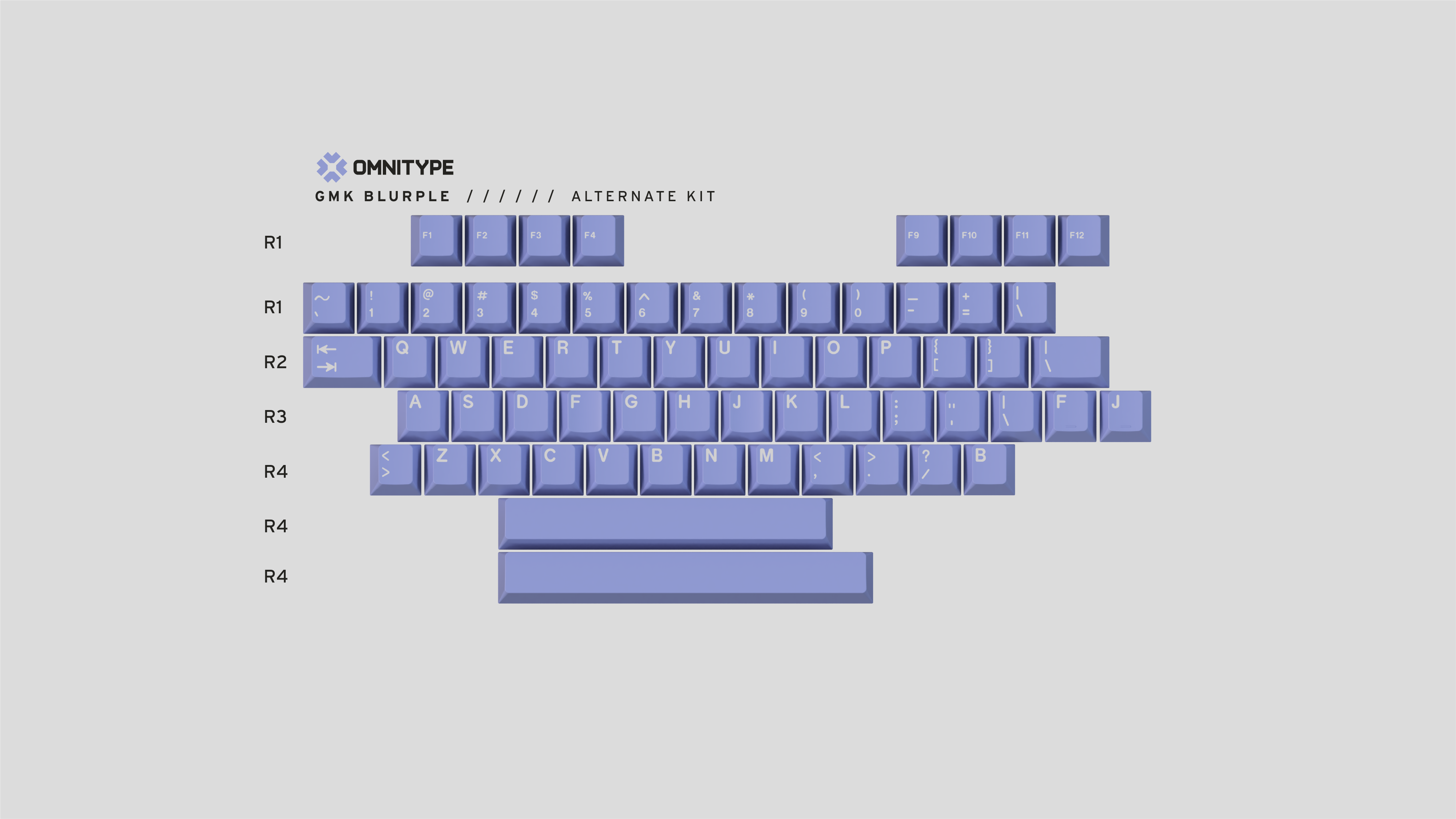 (In Stock) GMK Blurple