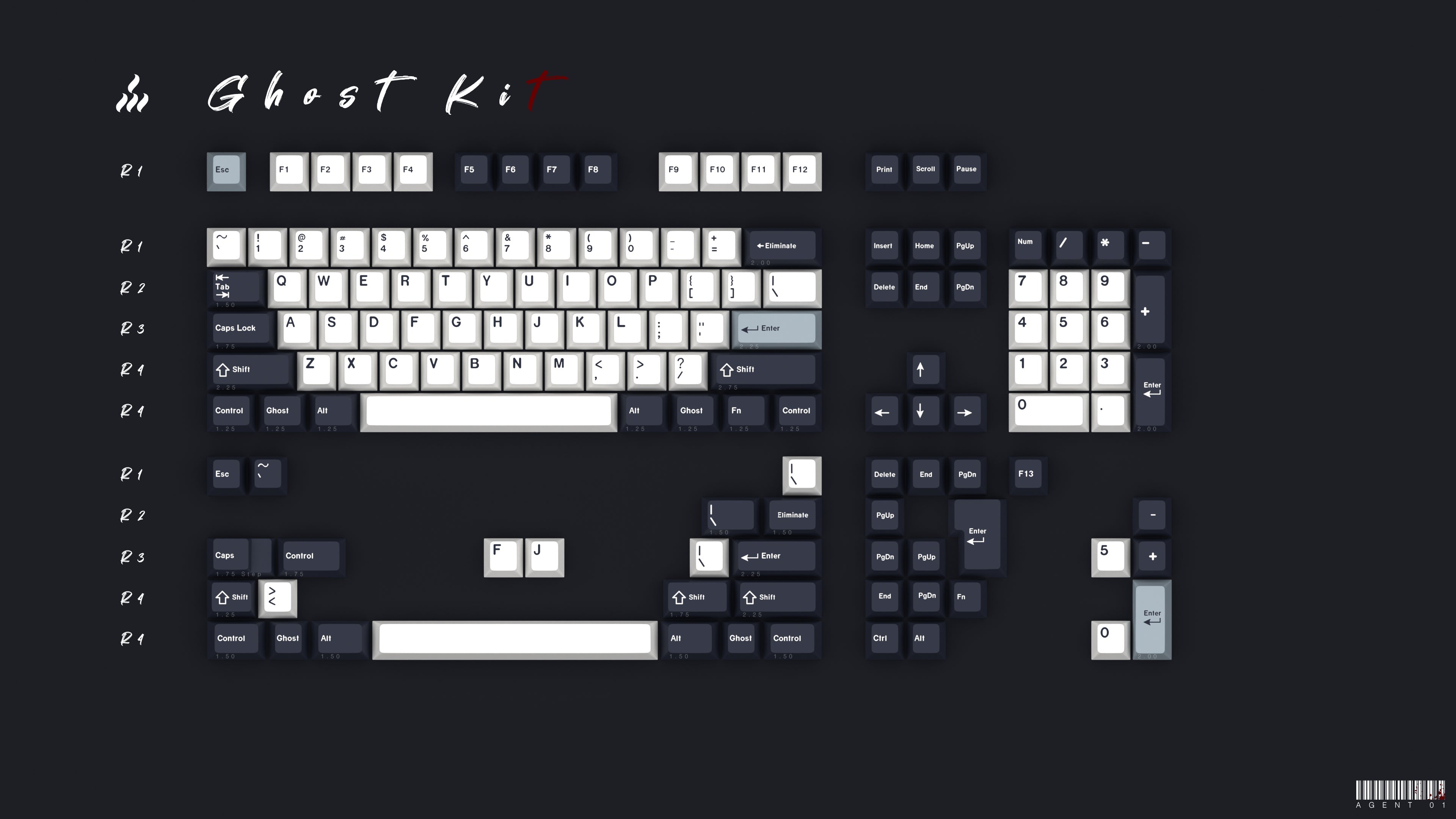 (In Stock) THOK x GMK Agent-01