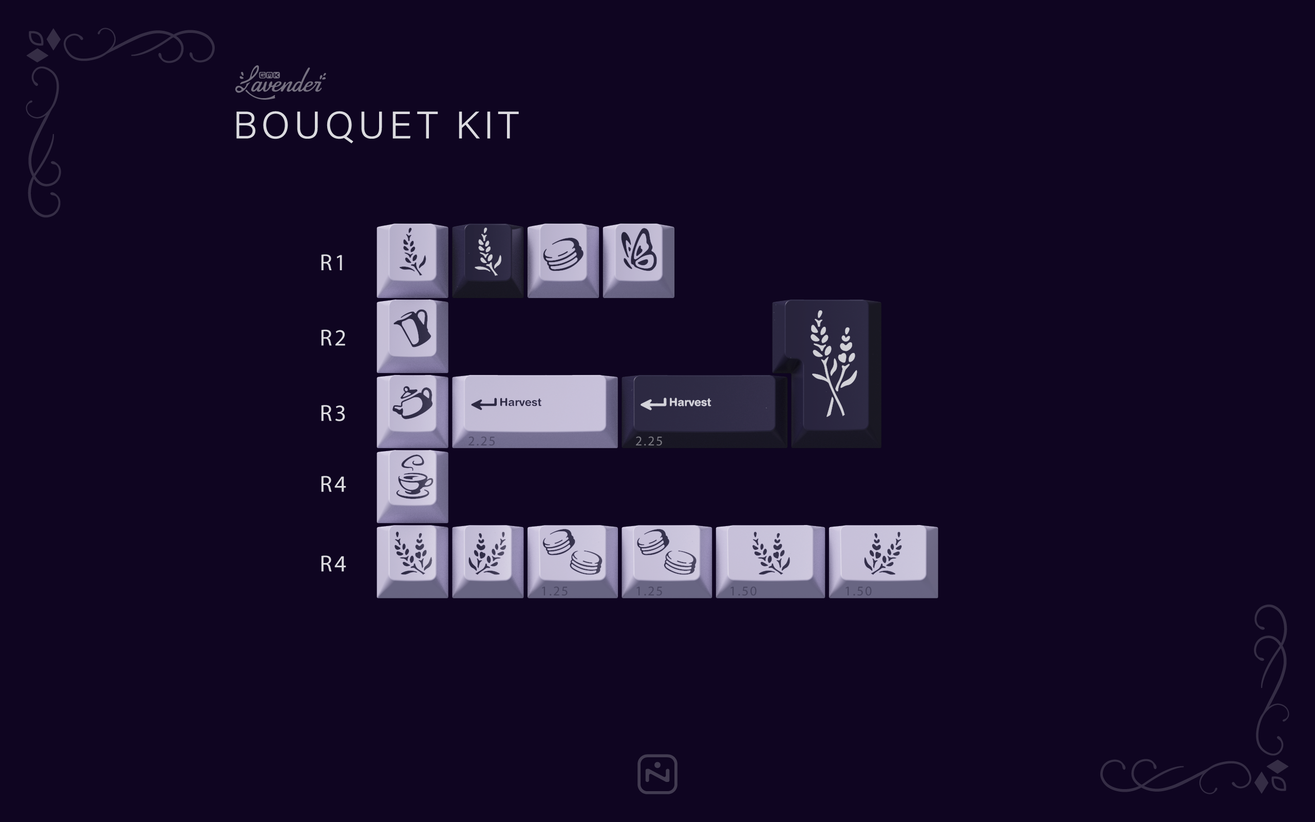 (Group Buy) GMK Lavender