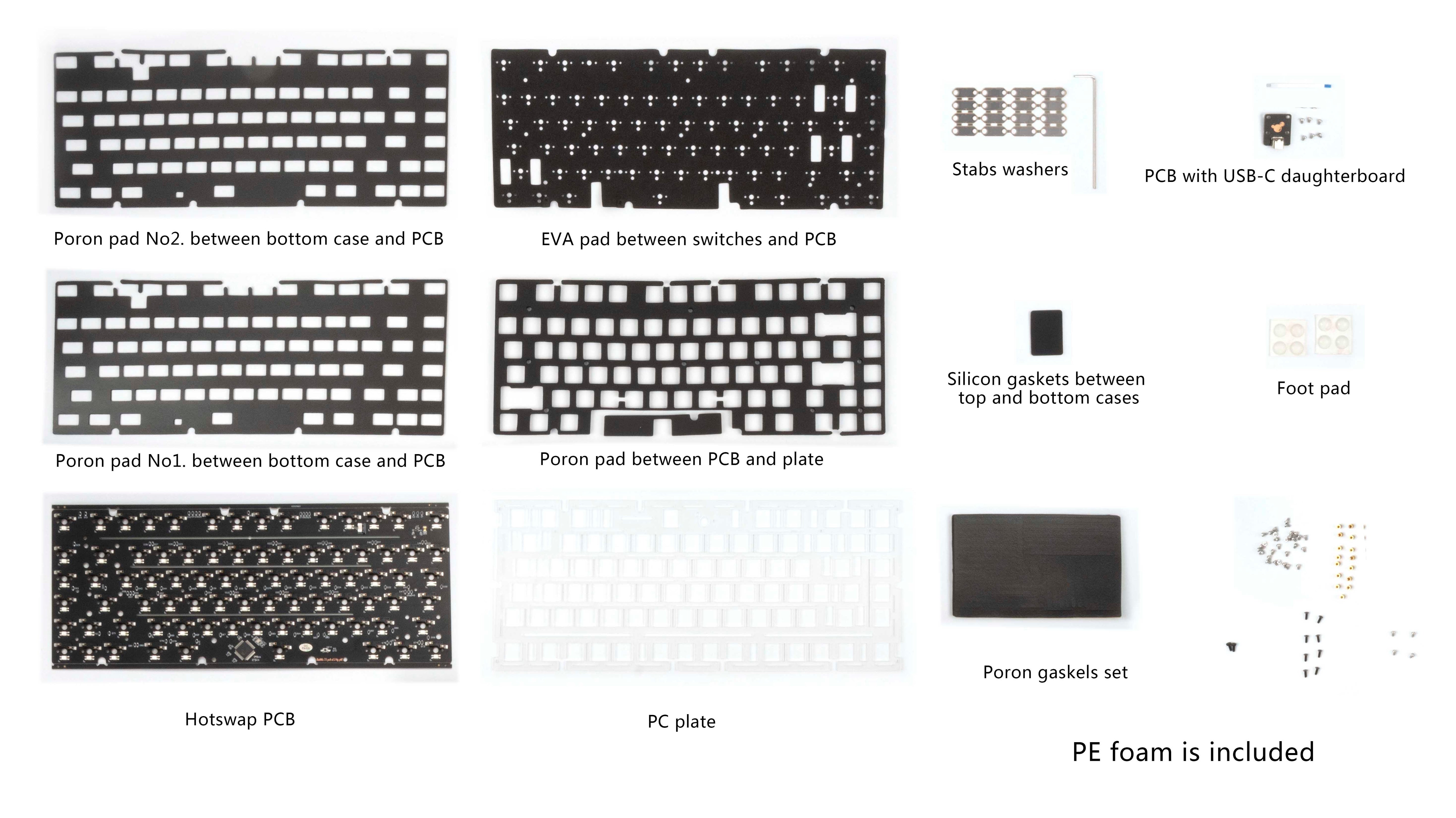 (In Stock) Bubble75 Keyboard Kit