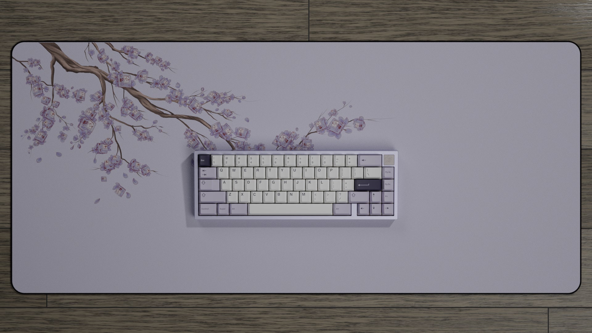 (Group Buy) Cherry Blossomx Deskmats