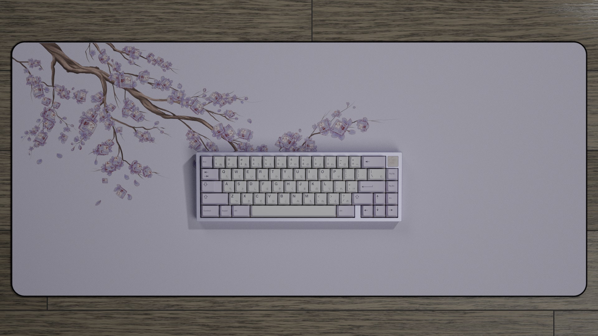 (Group Buy) Cherry Blossomx Deskmats