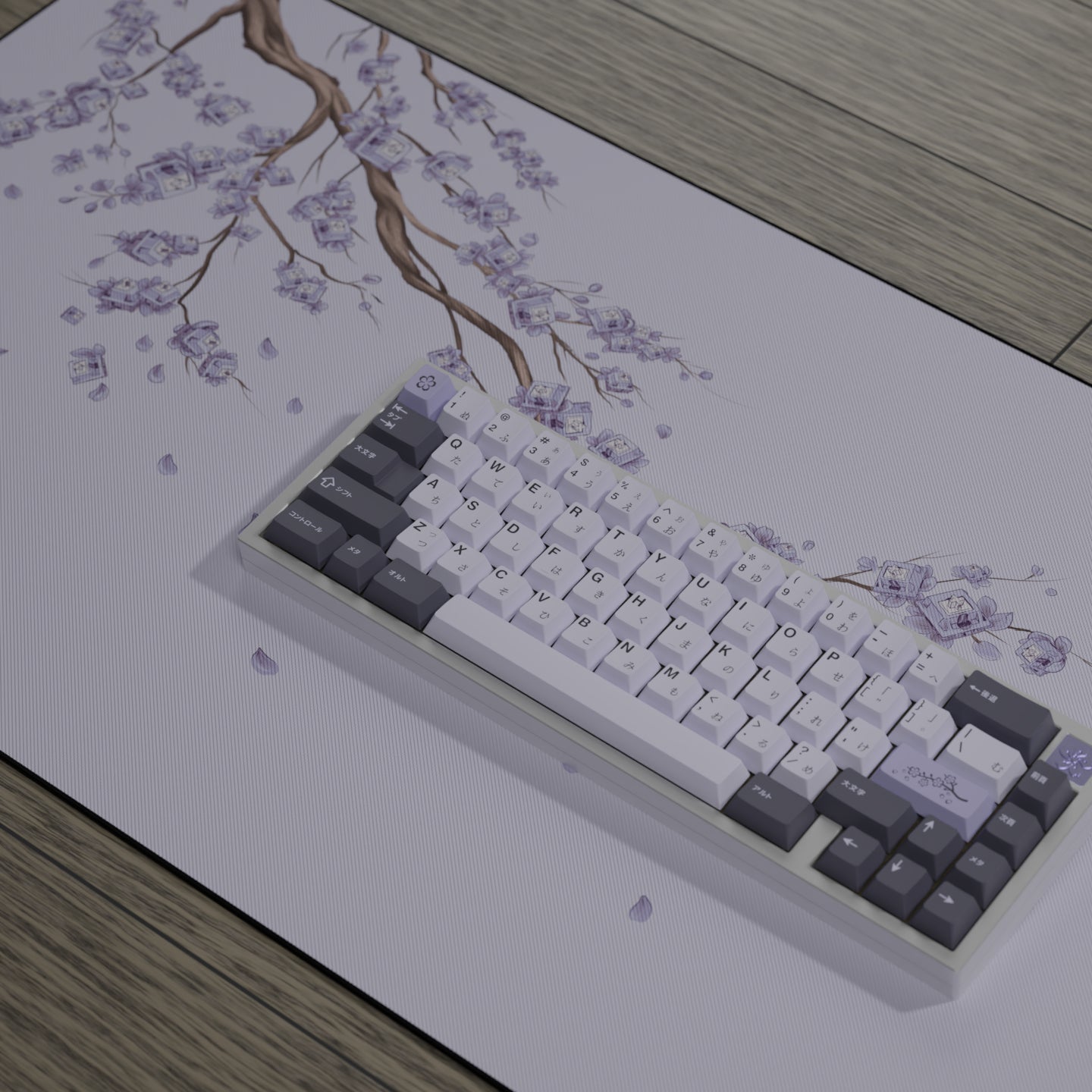 (Group Buy) Cherry Blossomx Deskmats