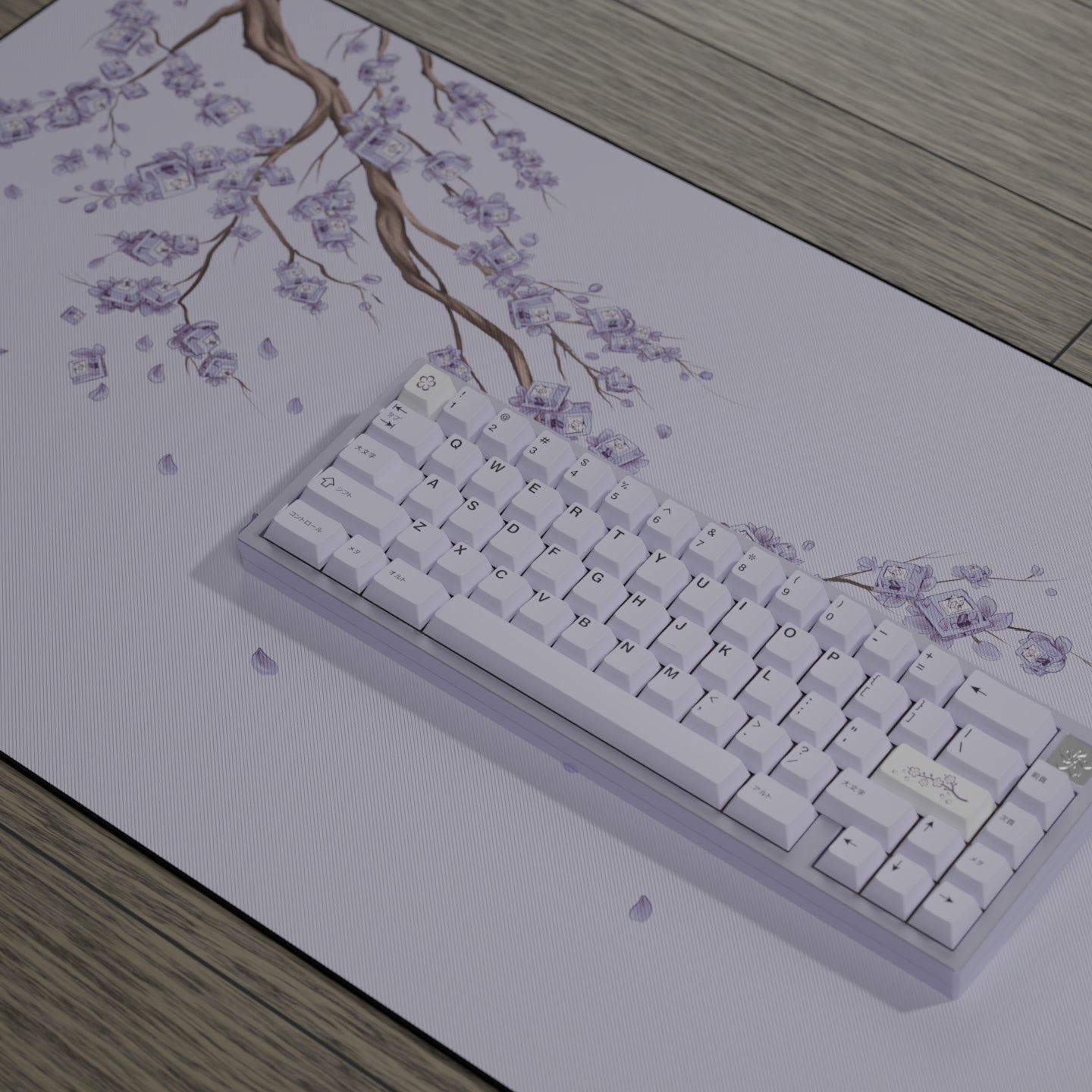 (Group Buy) Cherry Blossomx Deskmats