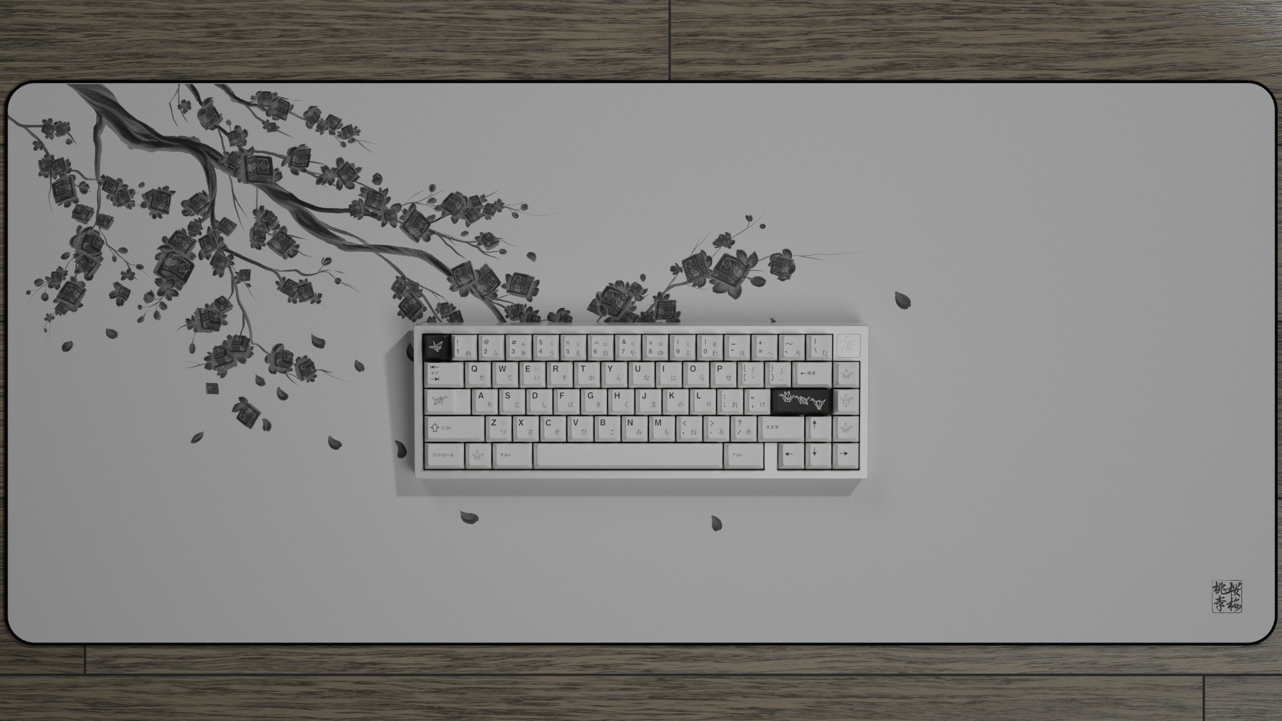 (Group Buy) Cherry Blossomx Deskmats