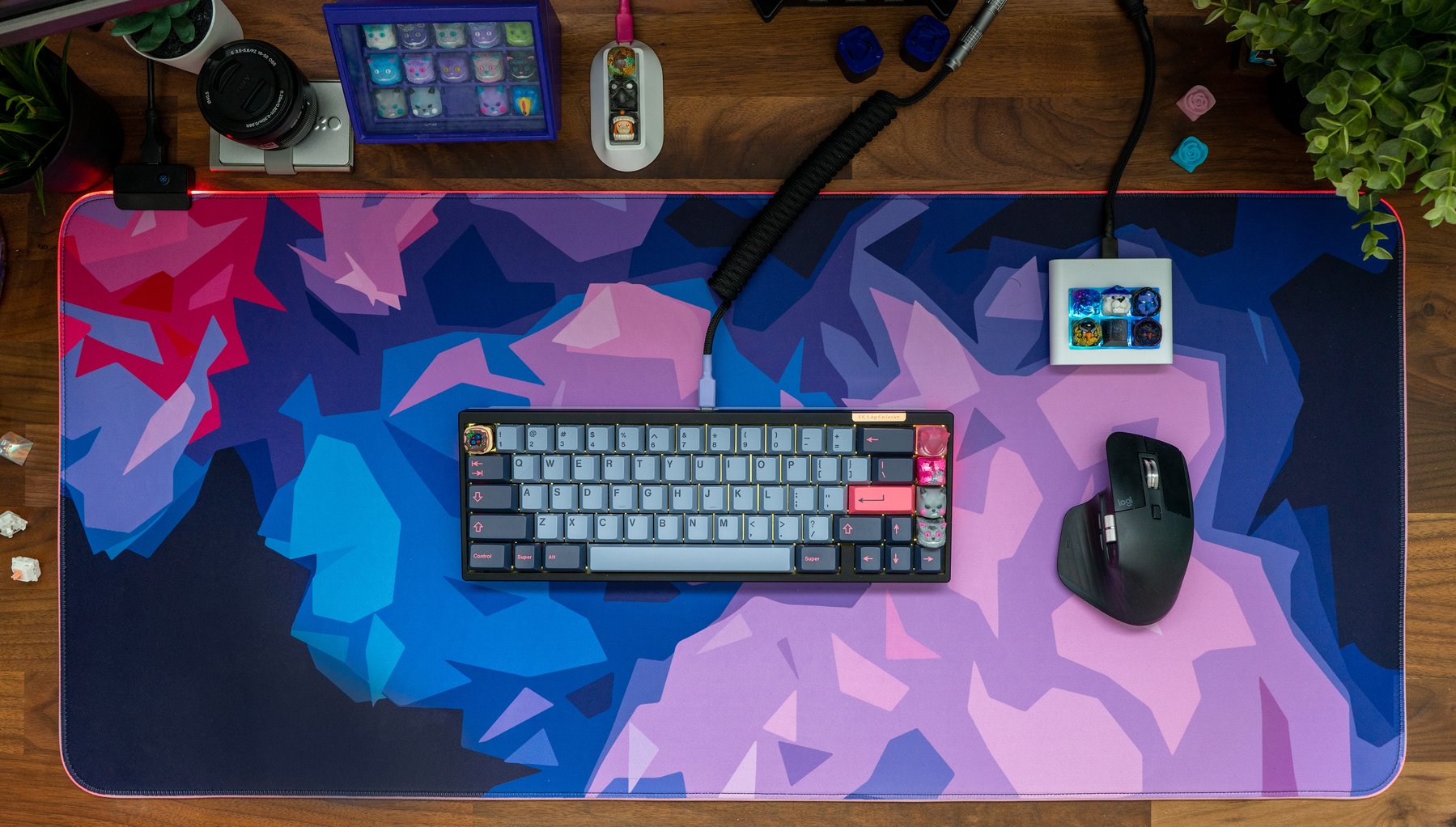 (Group Buy) TKC X SWITCHKEYS CANDYMAT RGB DESKMAT