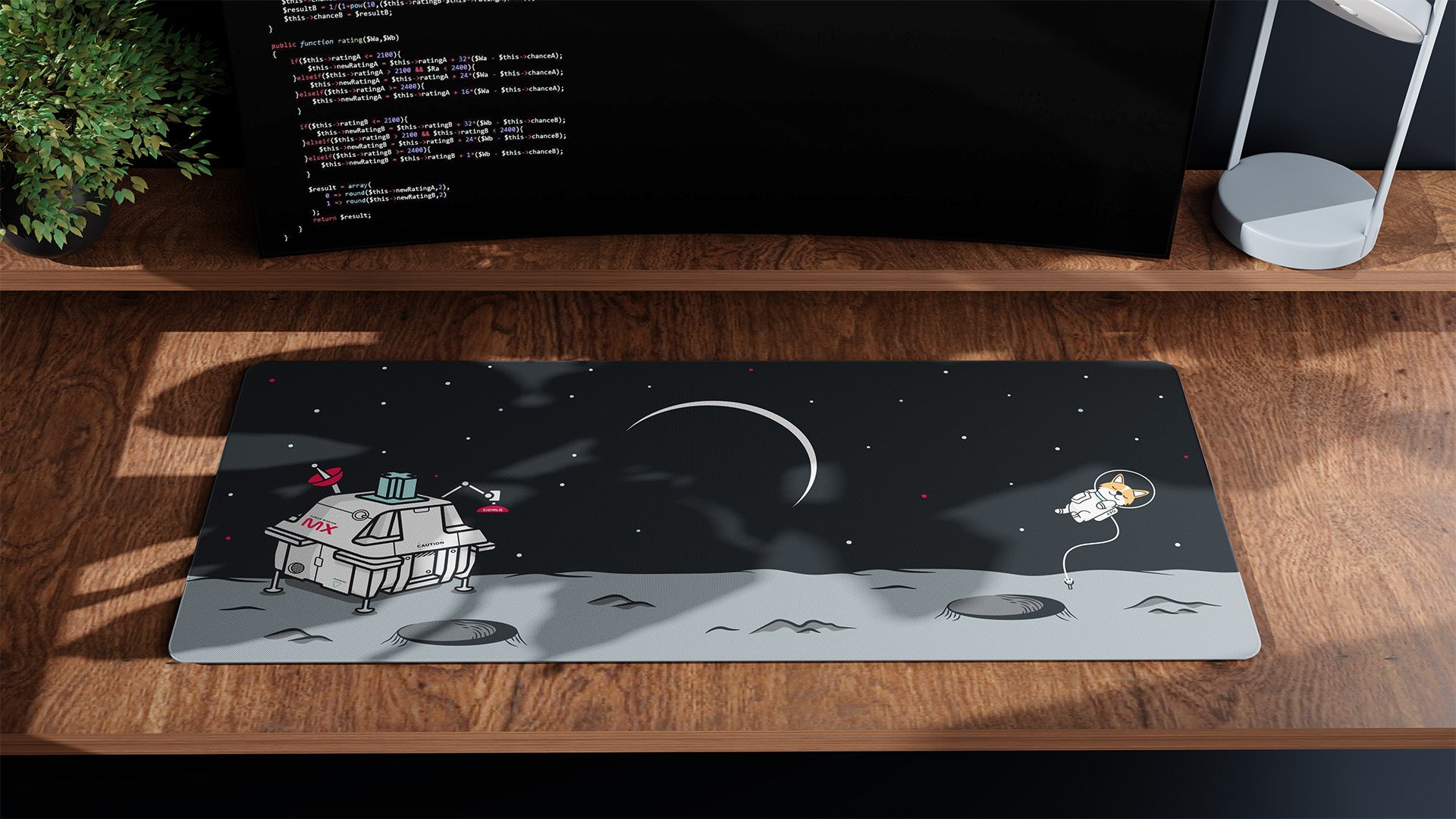 (Group Buy) Lunar Landing Deskmat