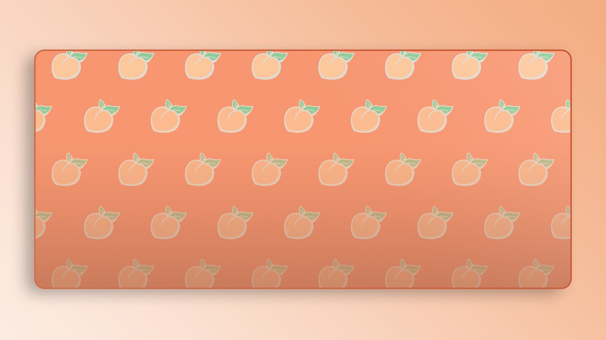 (In Stock) GMK Peaches n Cream Lite Deskmats