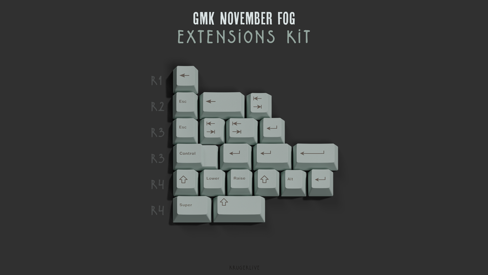 
                  
                    (Group Buy) GMK November Fog
                  
                
