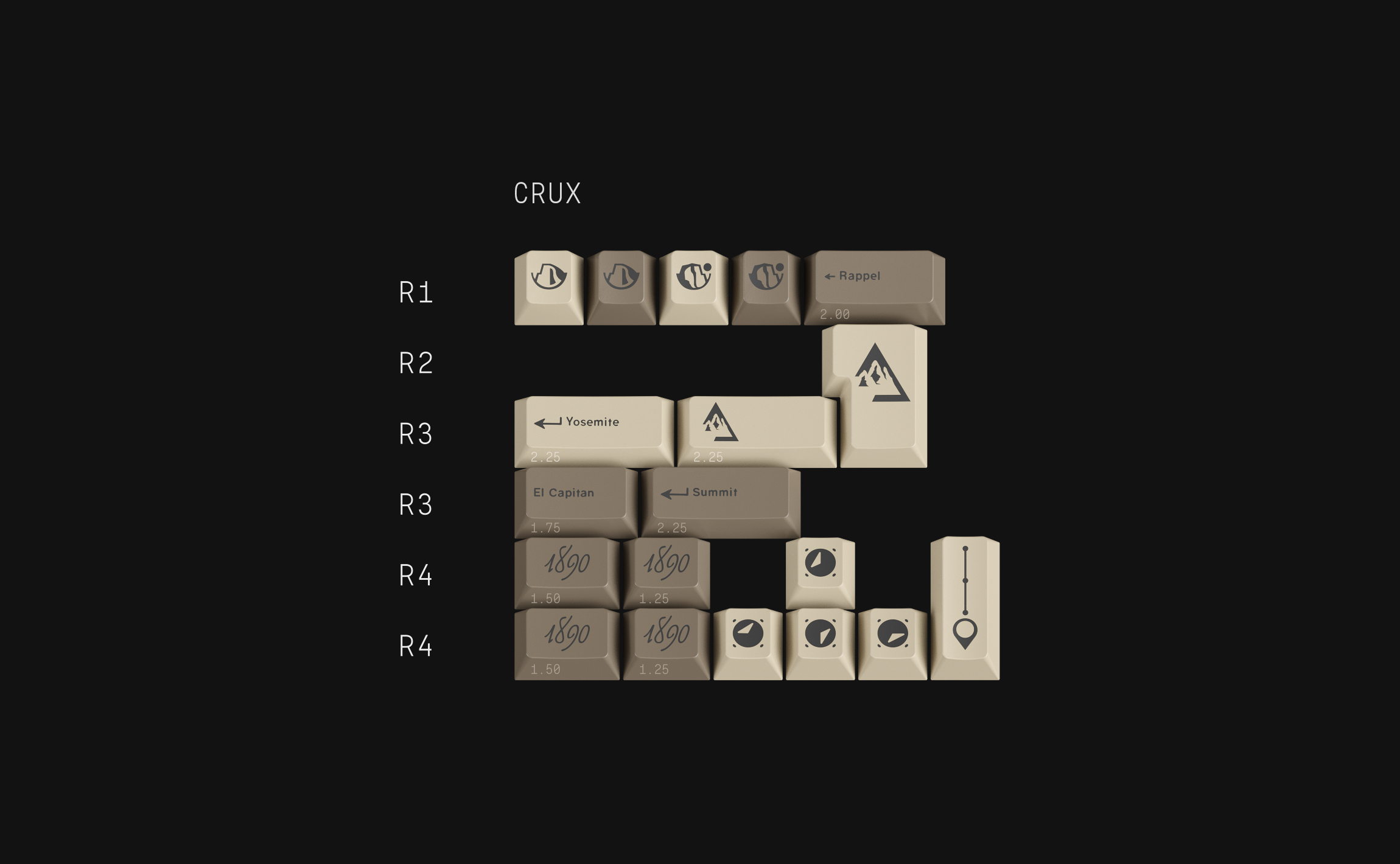 (In Stock) GMK Boulder Keyset